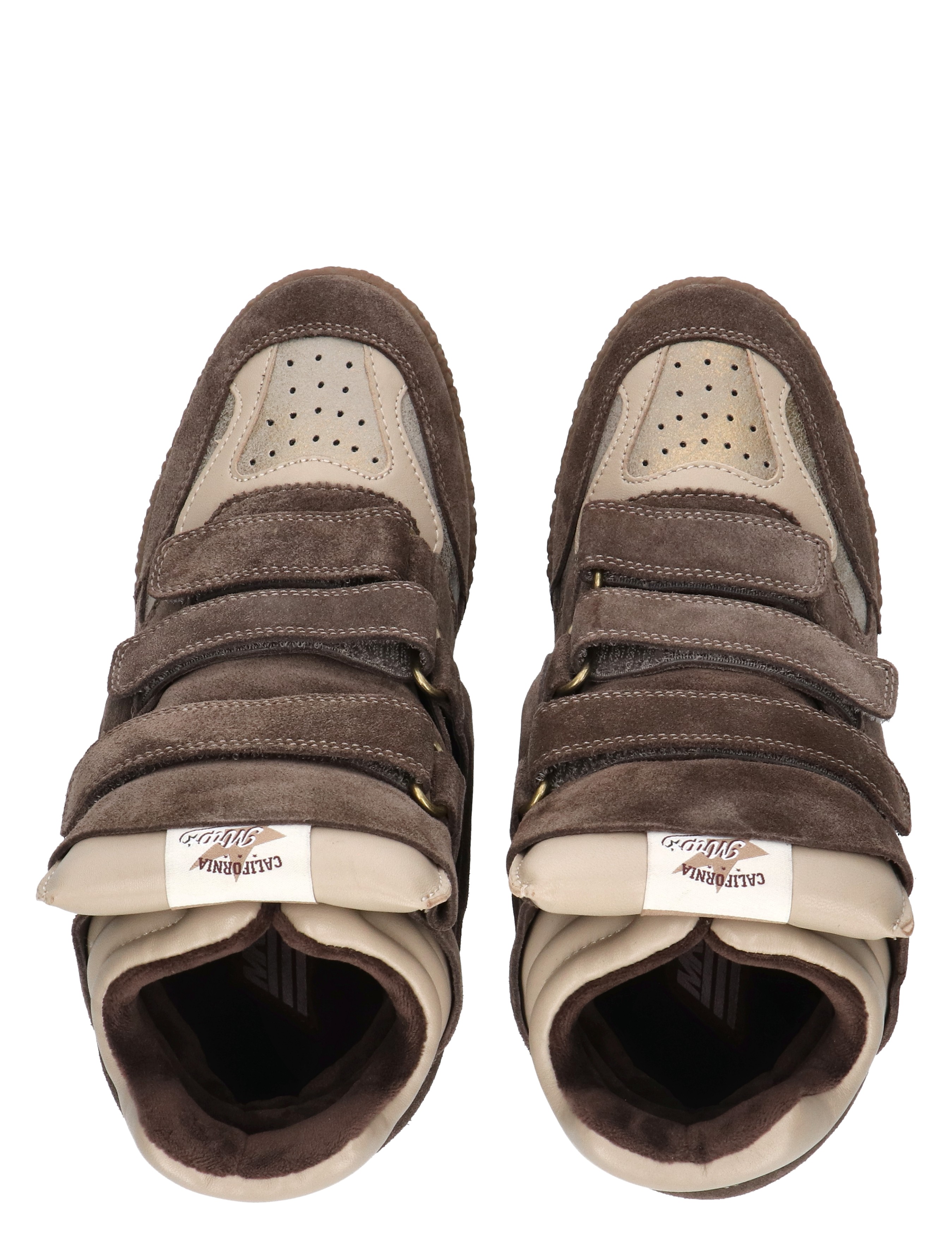 sneakers, brown, velvet, velour, strap