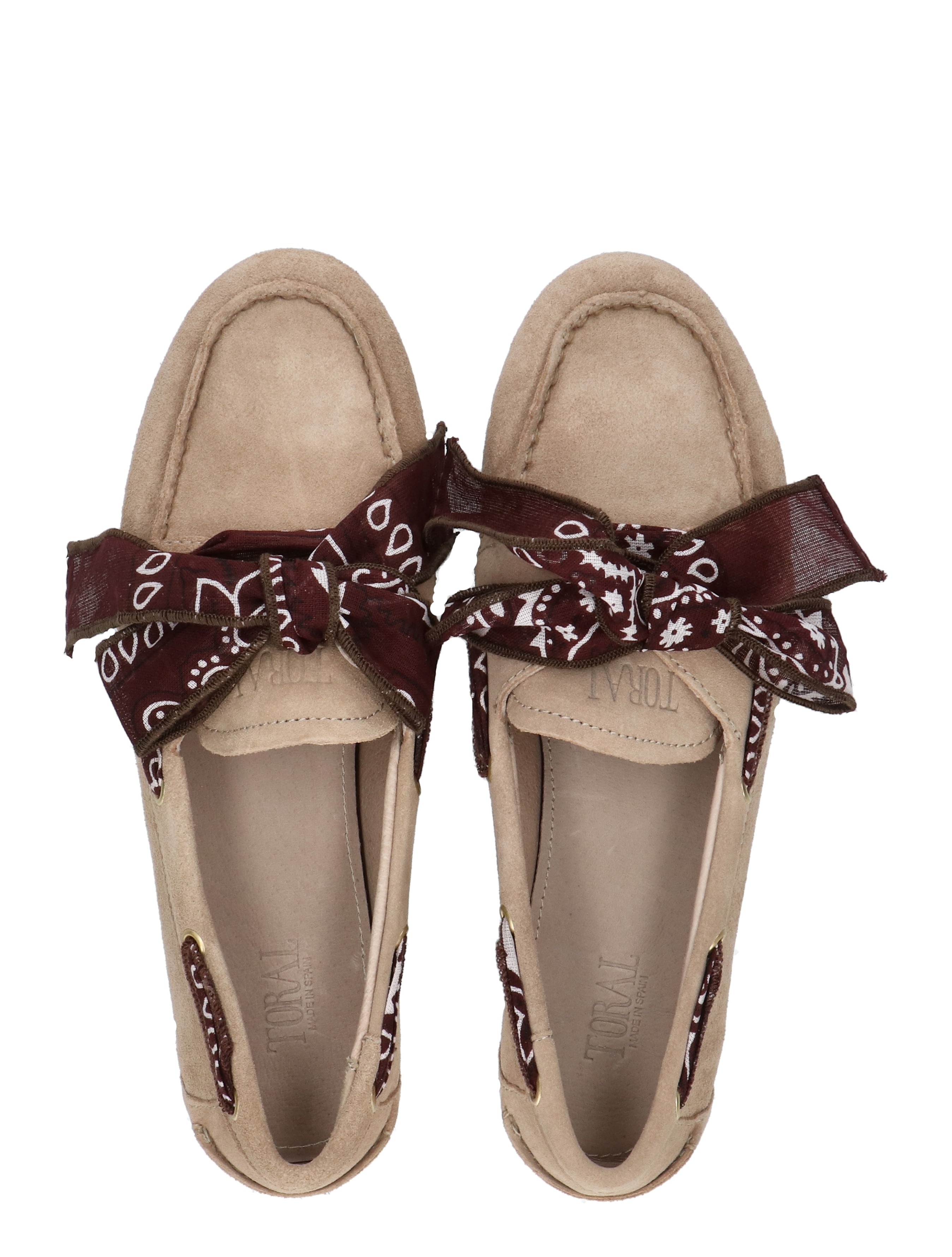Toral Shoes - Nahua Bandana Beige - Dames - Loafers - 50654_77_7