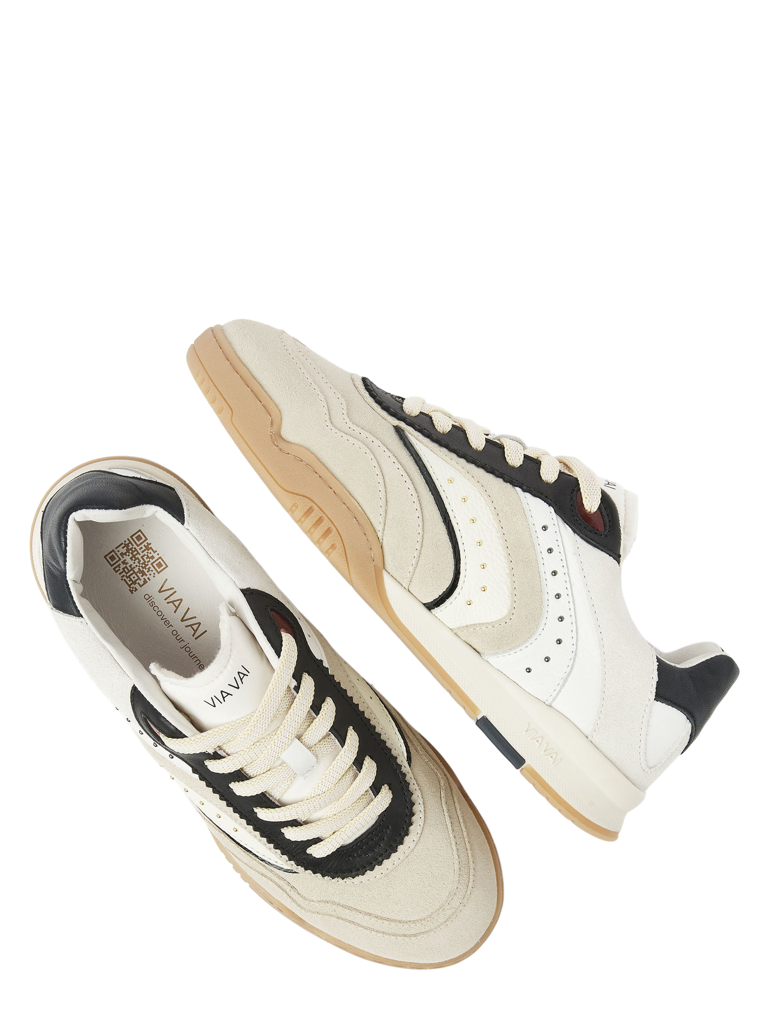 VIA VAI - 62390 Kris Pax 01-200 Sierra Calcare - Sneakers - Dames - Lage Sneakers - 51360_71_4