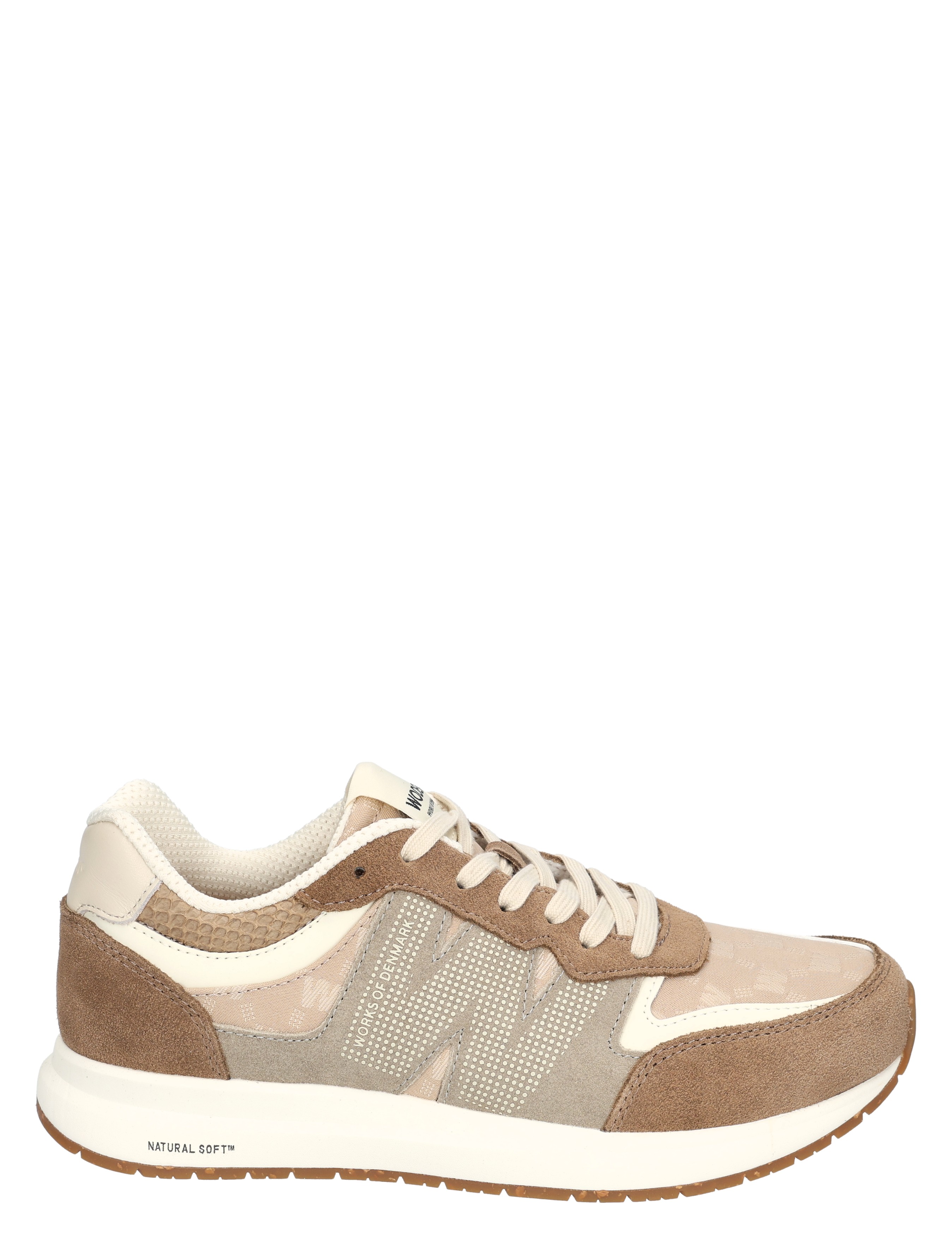 Woden - Rigmor WL677 852 Coffee Cream - Dames - Sneakers - Lage Sneakers - 49841_22_1