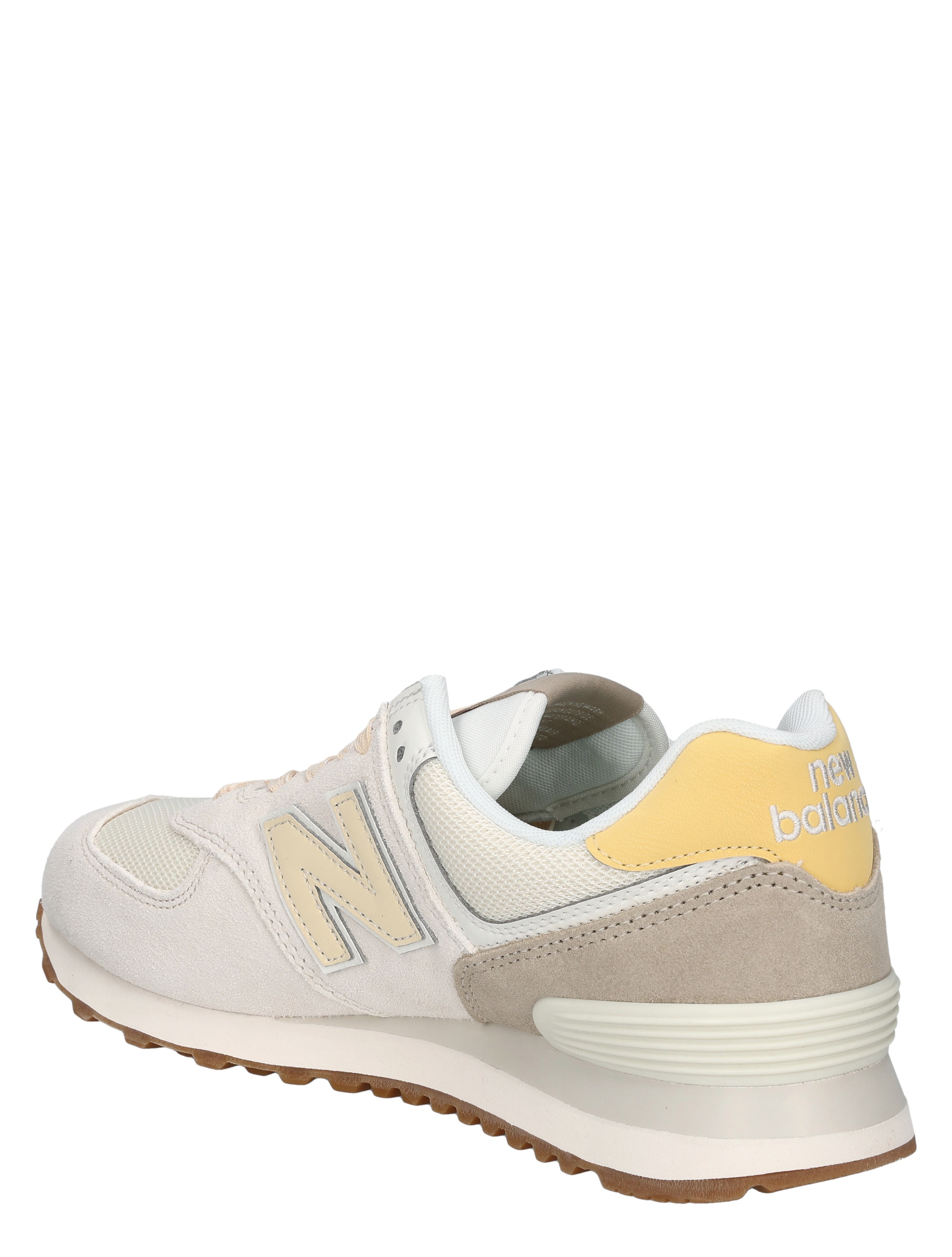 sneaker, witte schoen, neutrale kleuren, mesh en suède, runner schoen