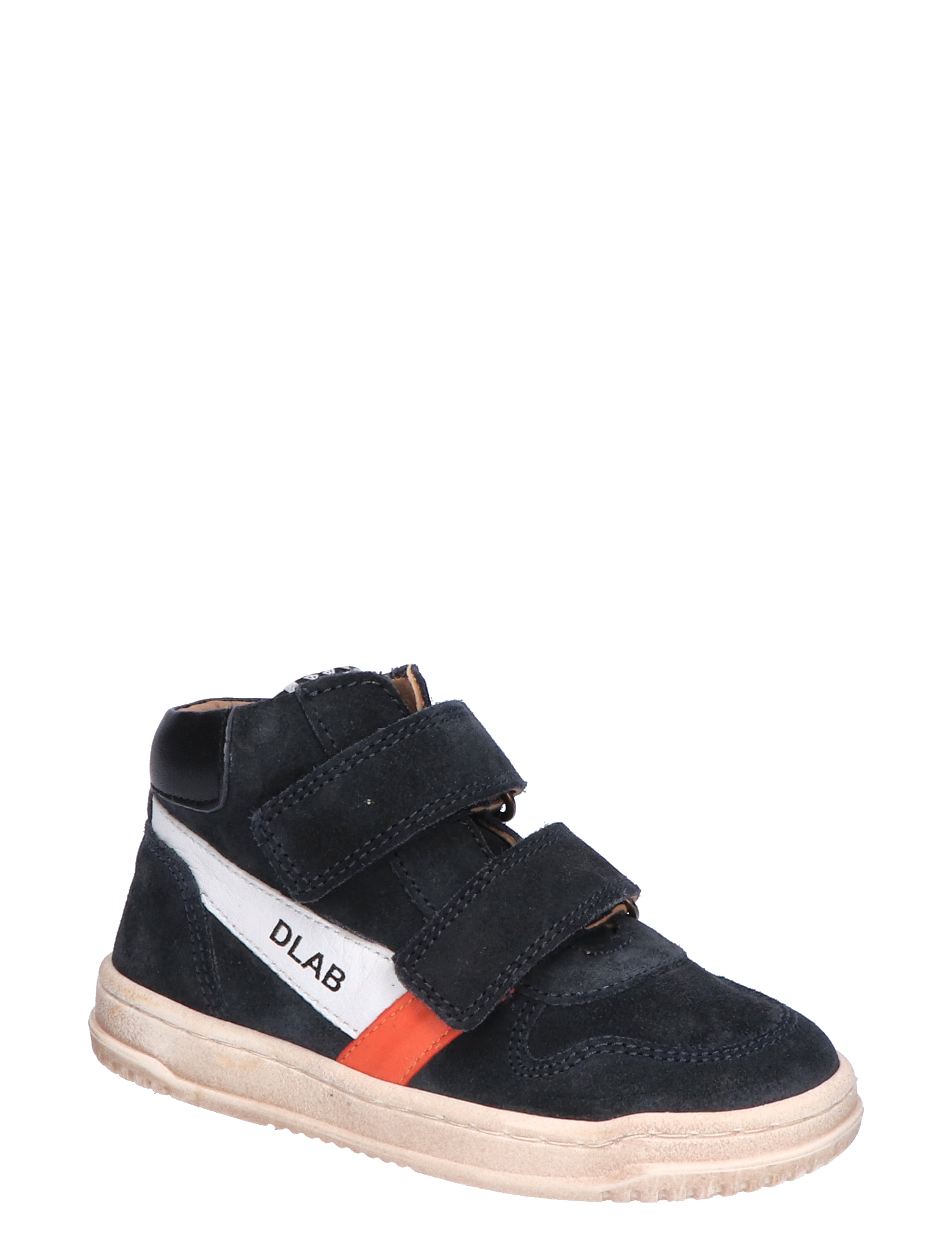 Develab - 45149 636 Navy Waxed - Jongens - Sneakers - Hoge Sneakers - Klittenbandschoenen - 45697_33_3