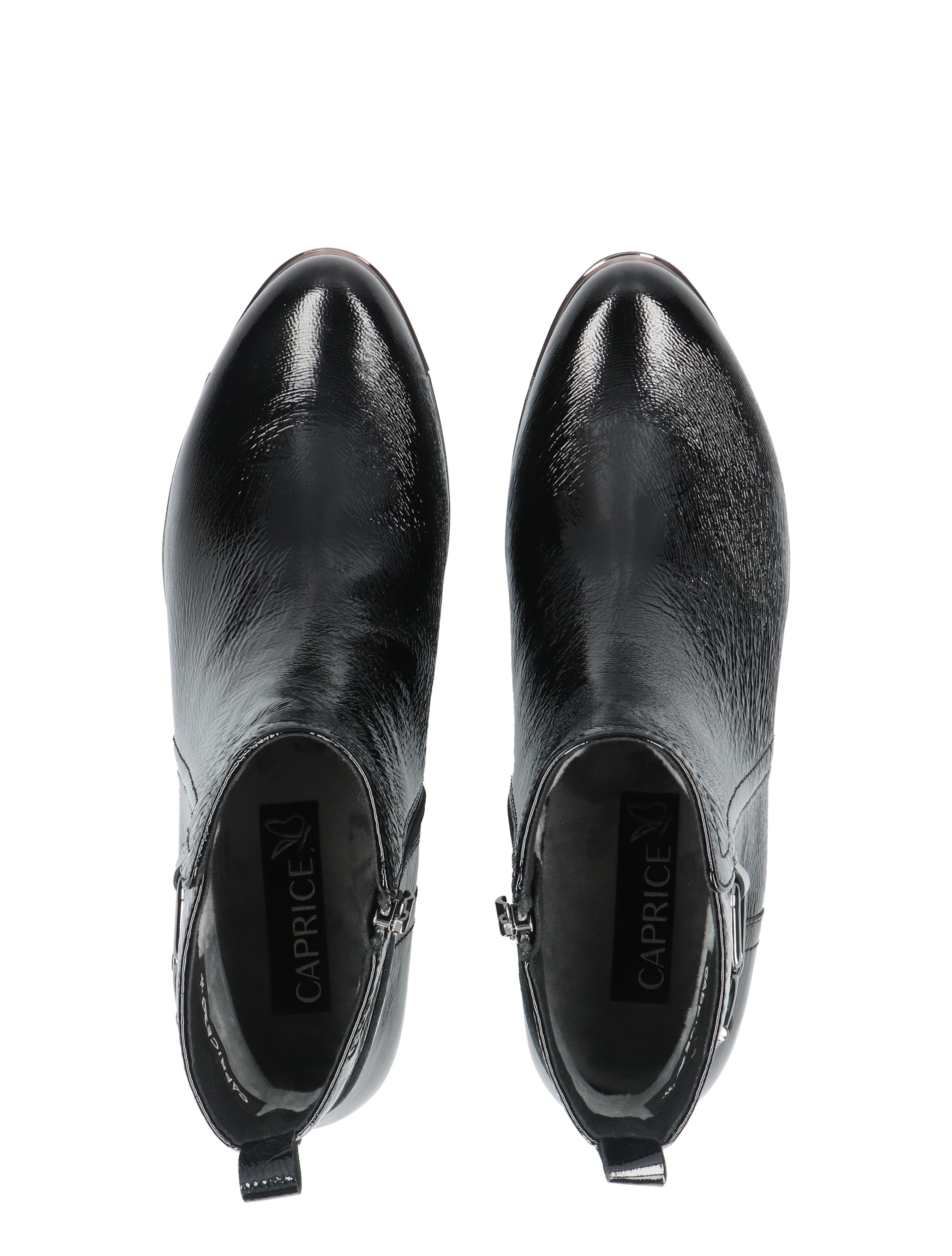Caprice - 25403 017 Black Naplak - Dames - Boots - Enkellaarsjes - 48844_10_7