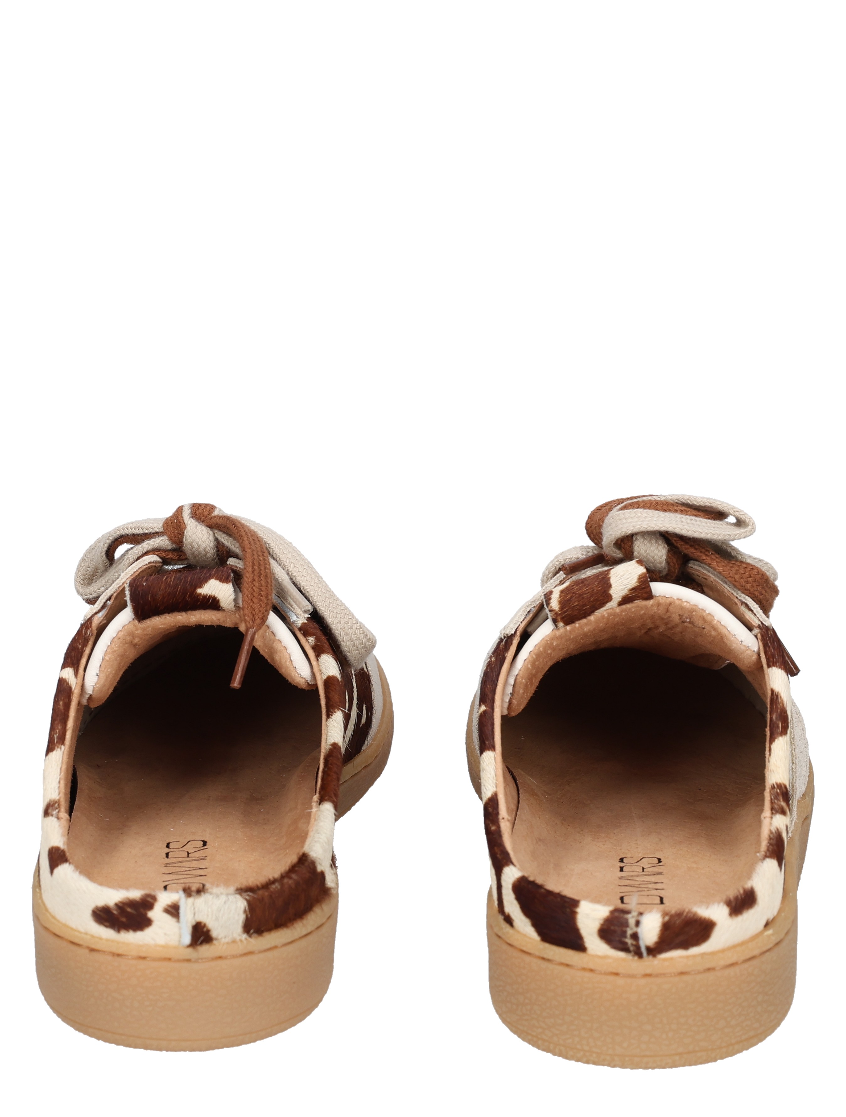 DWRS Label - Nome Cowhair B11850-02 8358 Sand White - Dames - Muiltjes - 51886_82_6