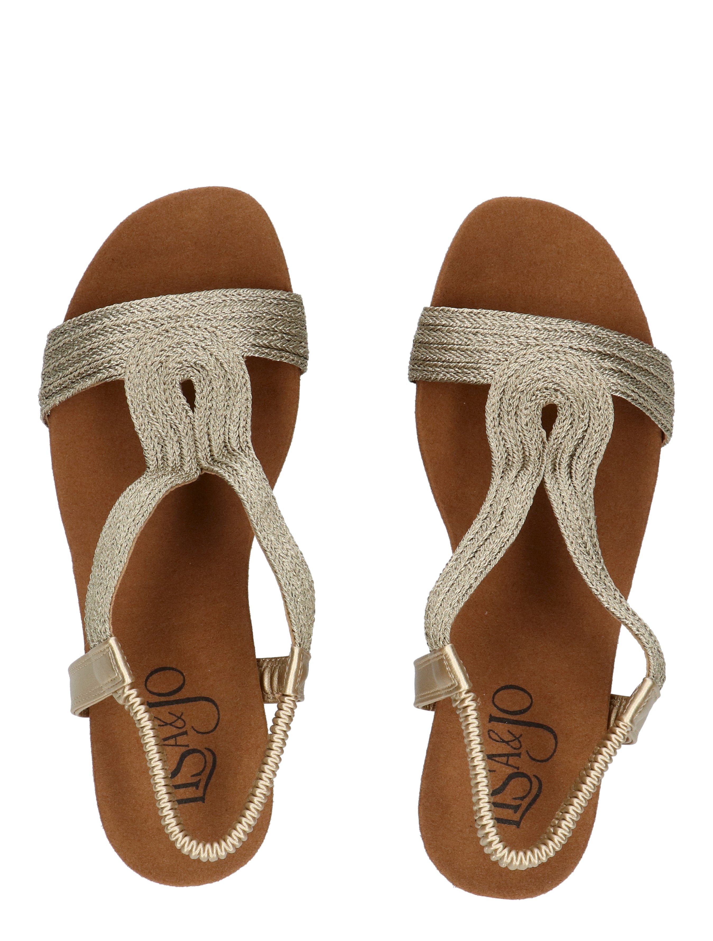 Lisa & Jo - Zowi Gold - Dames - Sandalettes - 50302_53_7