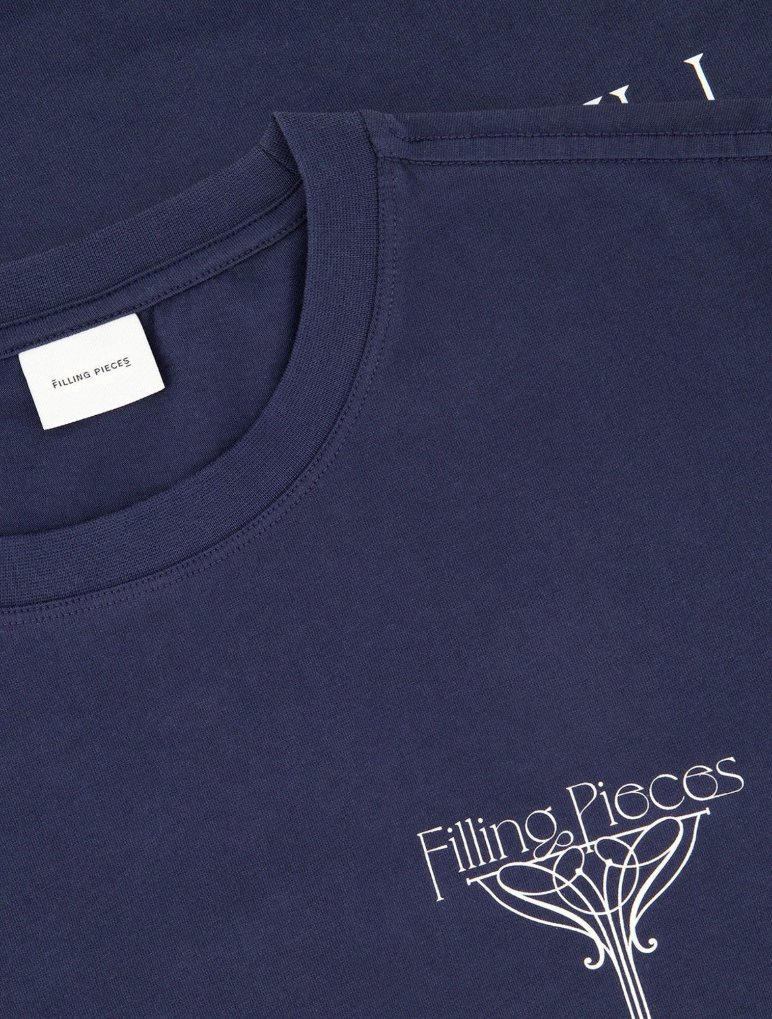 Filling Pieces - Champagne Martitime Blue - Heren - T-Shirts & Polos - 49886_33_3
