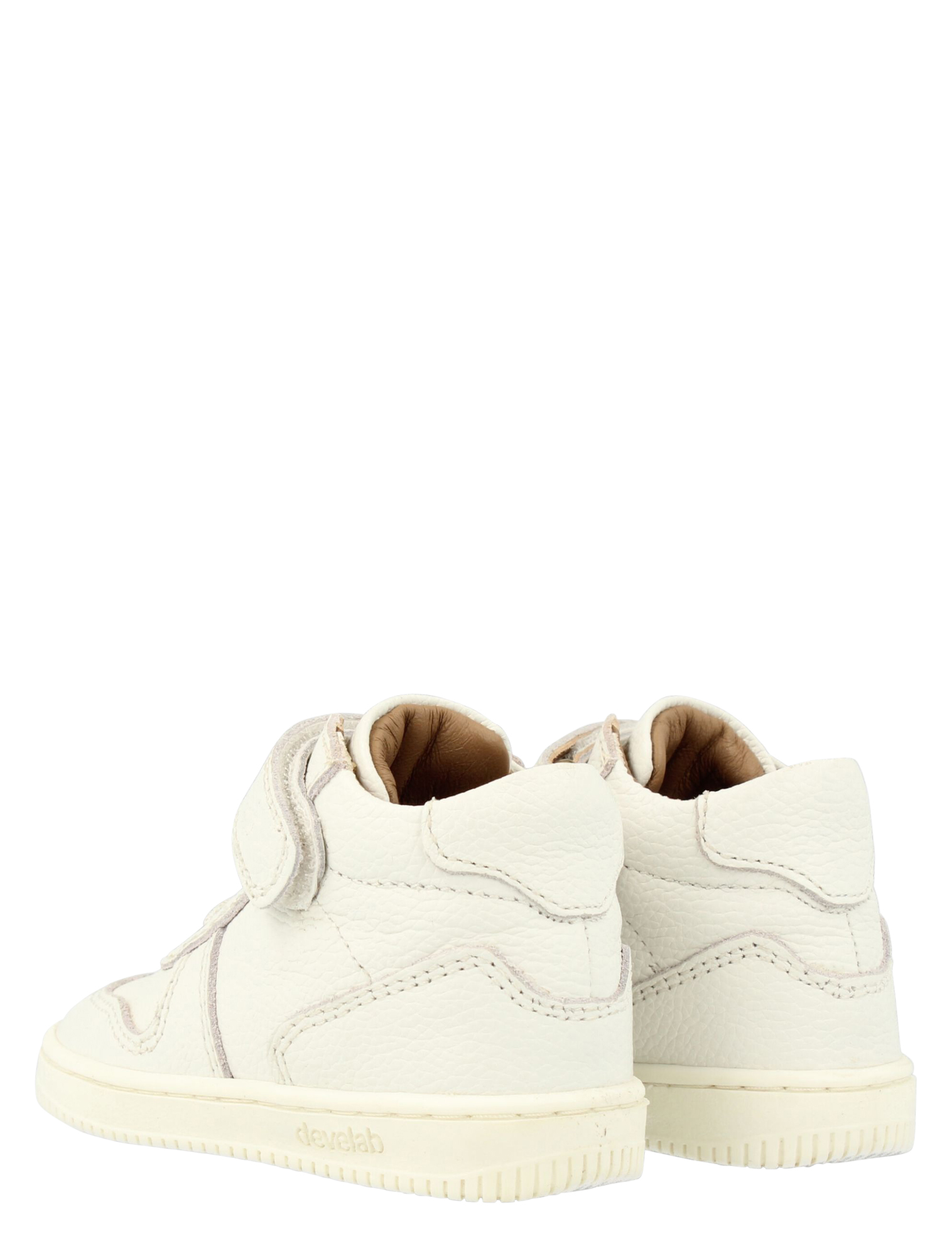 Develab - 44386 122 White Leather - Jongens - Babyshoenen - 48976_88_3