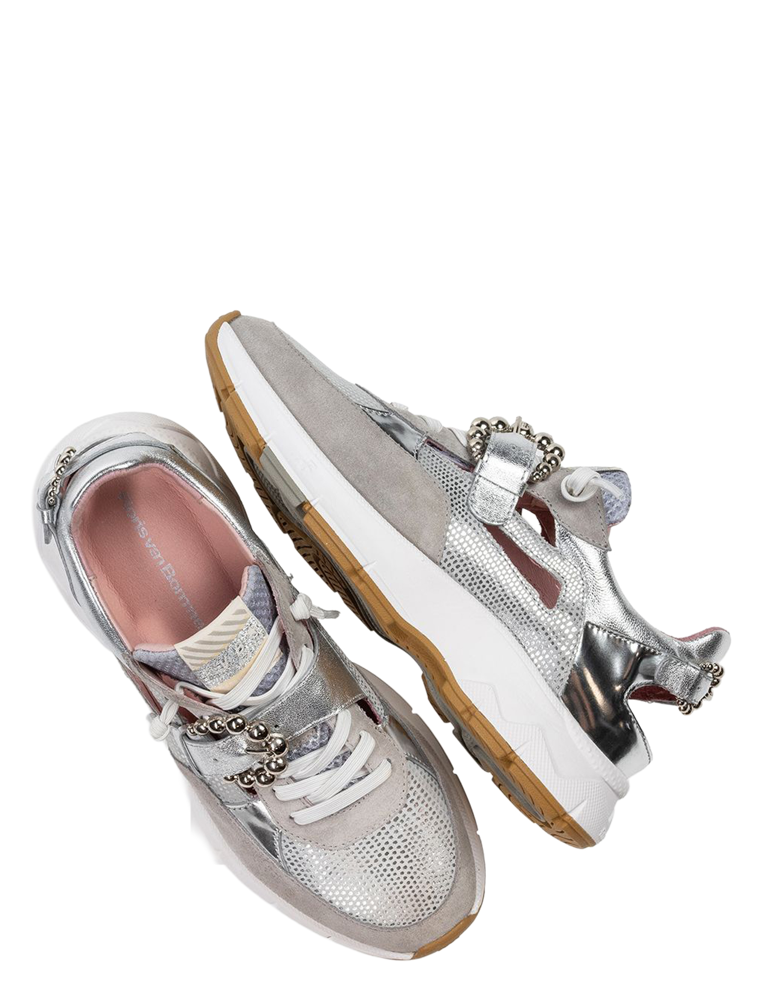 Floris van Bommel - Daysi 10155 08.02 Silver - Sneakers - Dames - Lage Sneakers - 51482_54_3