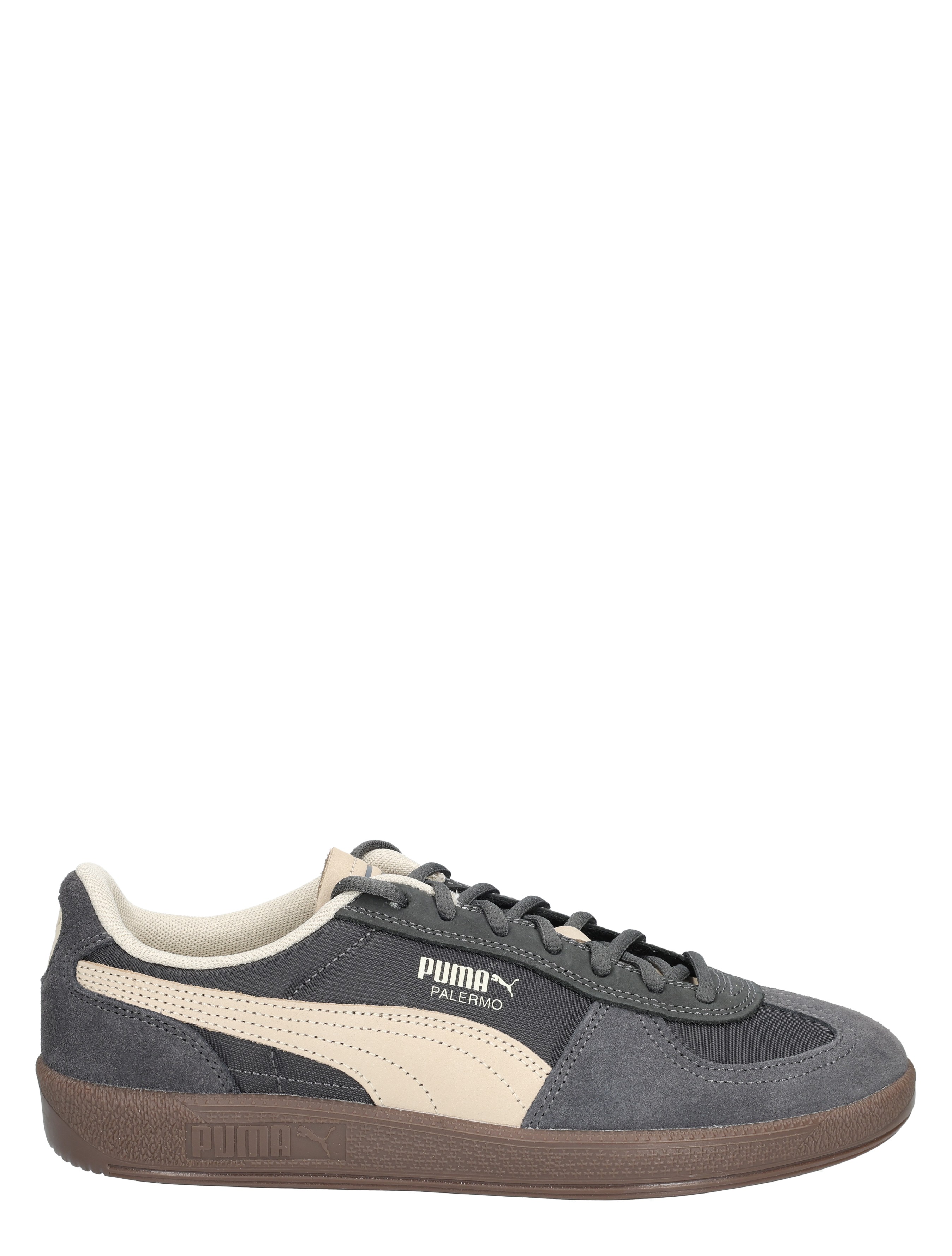 Puma - Palermo Pop 403257 03 Dusk Grey Desert Dus - Heren - Lage Sneakers - Sneakers - 48072_99_1