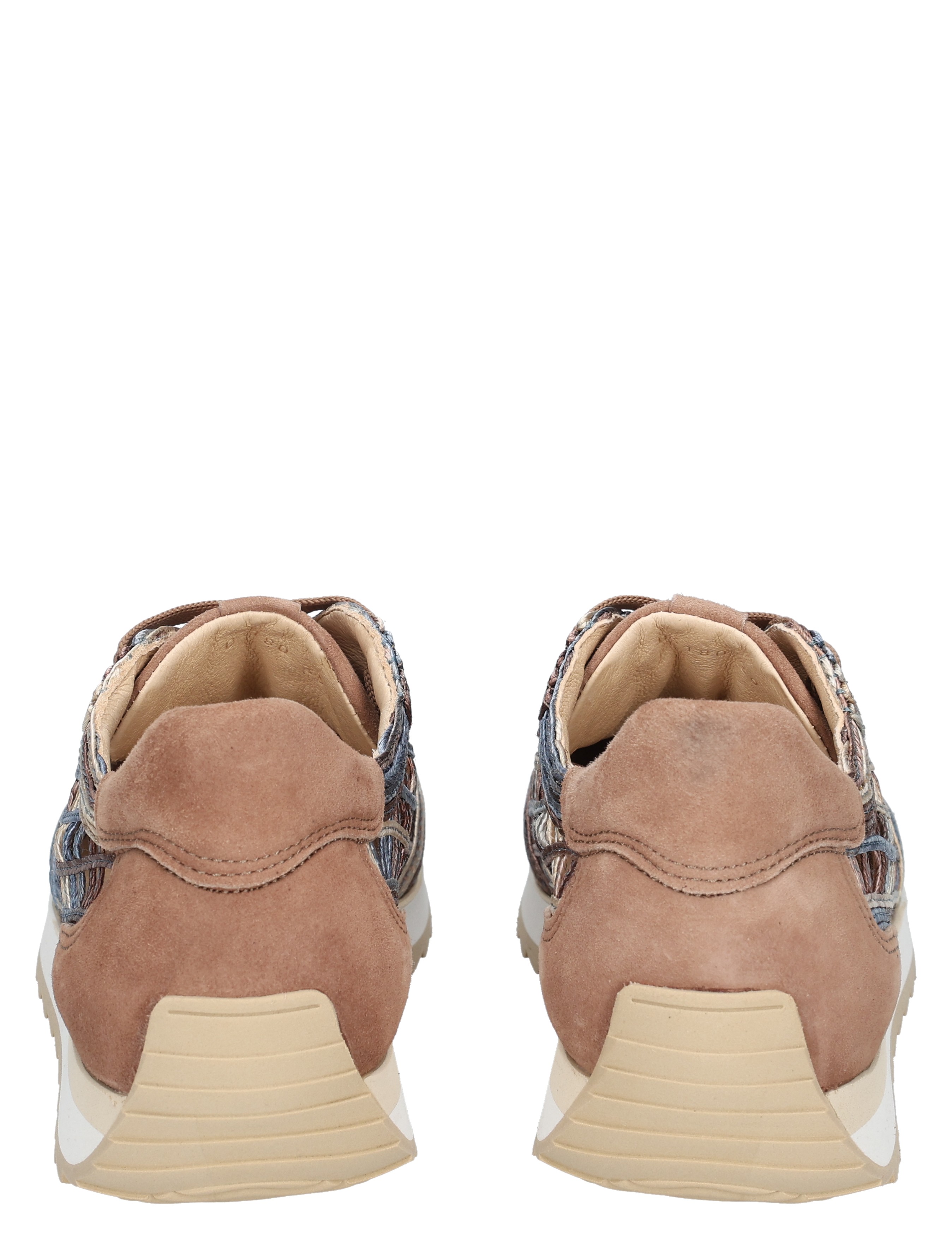 Softwaves - 9.32.30  004 Rafia MLT Blue - Dames - Veterschoenen - Casual Veterschoenen - 50736_23_6