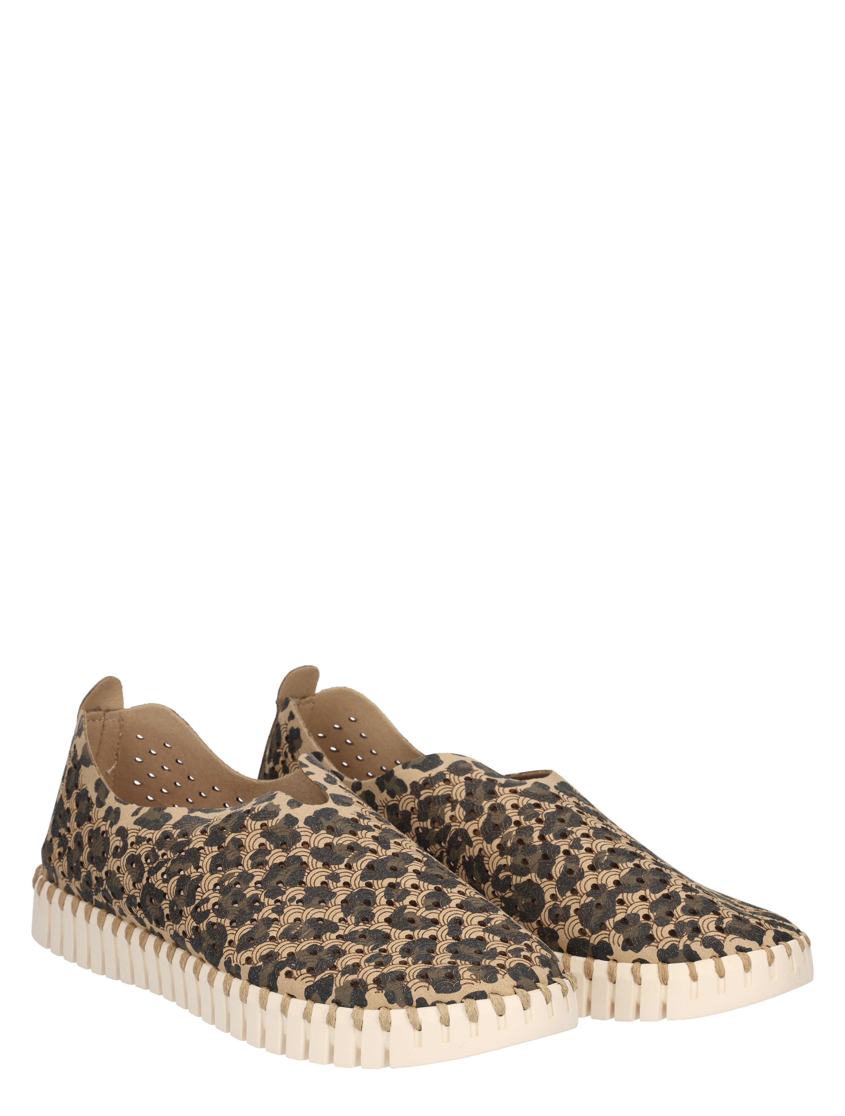 Ilse Jacobsen - Tulip 3275 110111 Latte Leopard Ivory - Dames - Espadrilles - 47963_22_5