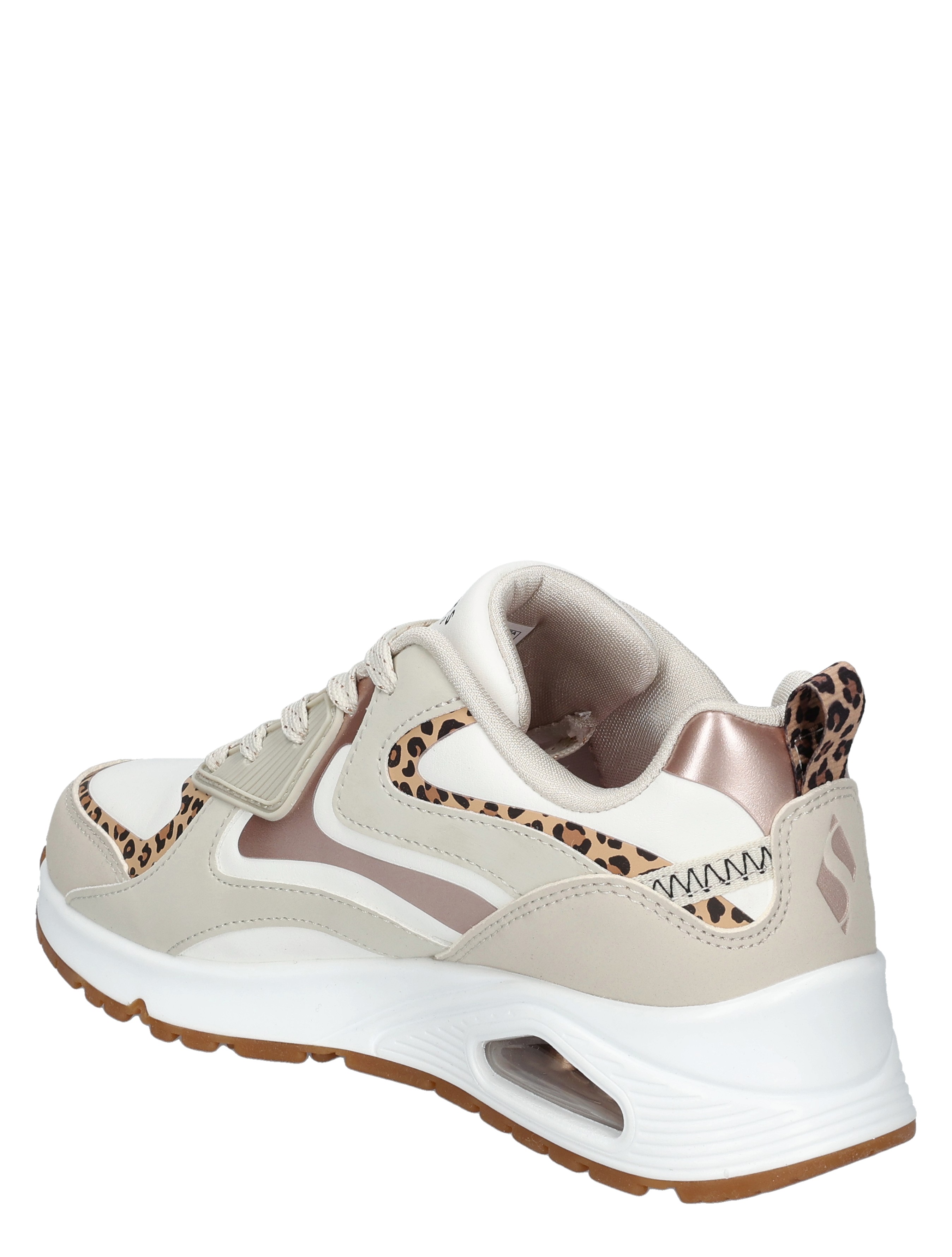 sneaker, witte schoen, leopard patroon, runner, luchtige zool