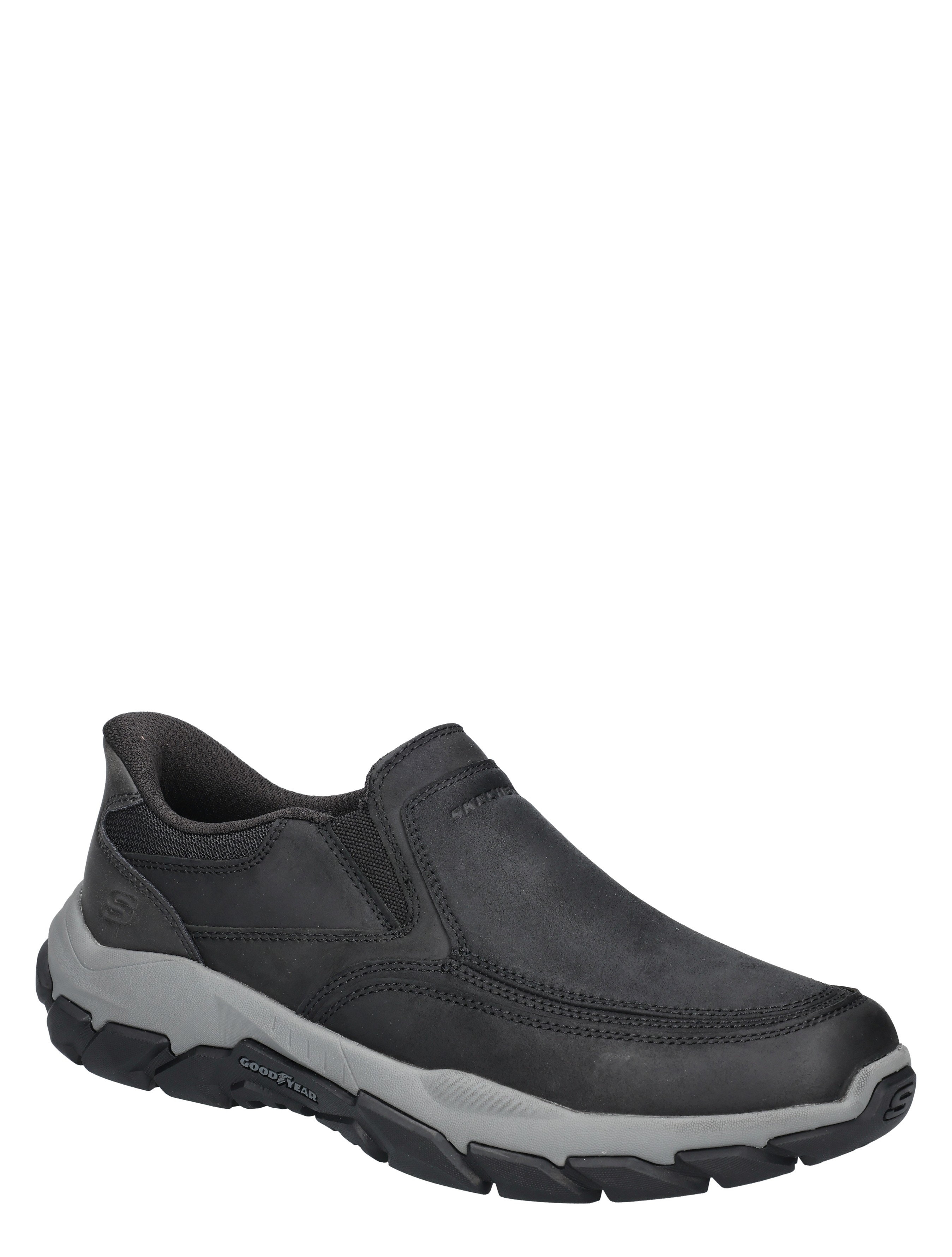 slip-on, sneaker, donkergrijs, mesh, sluitingloos