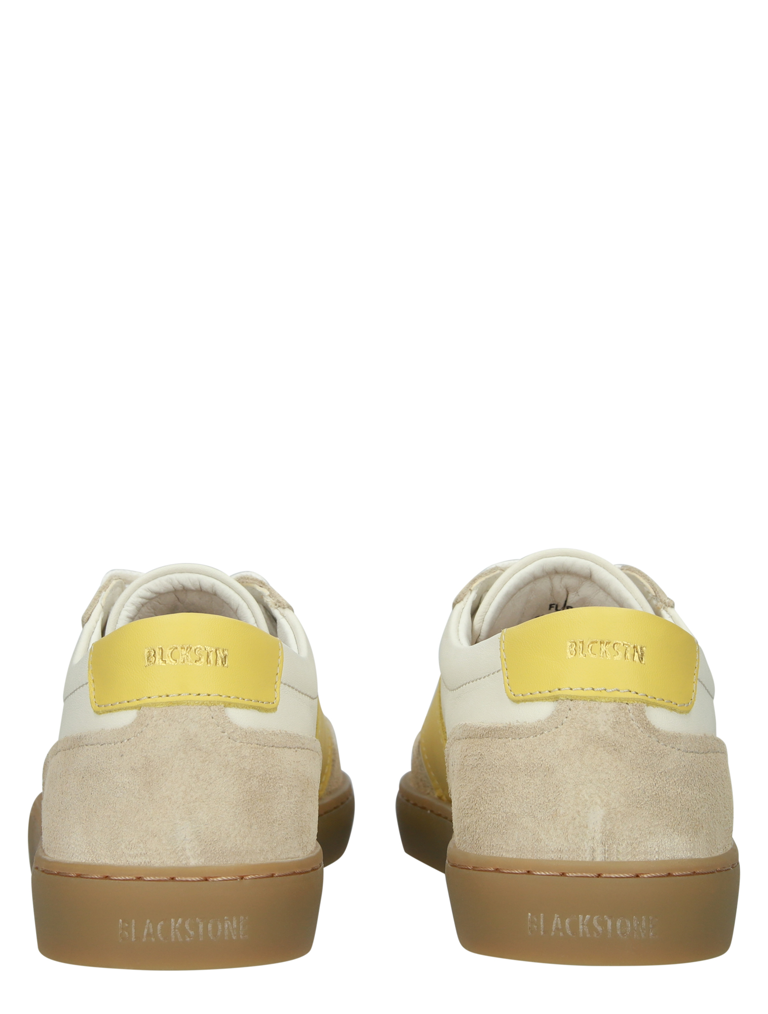 sneakers, suede, gumsole, geel-accent, sportshoe