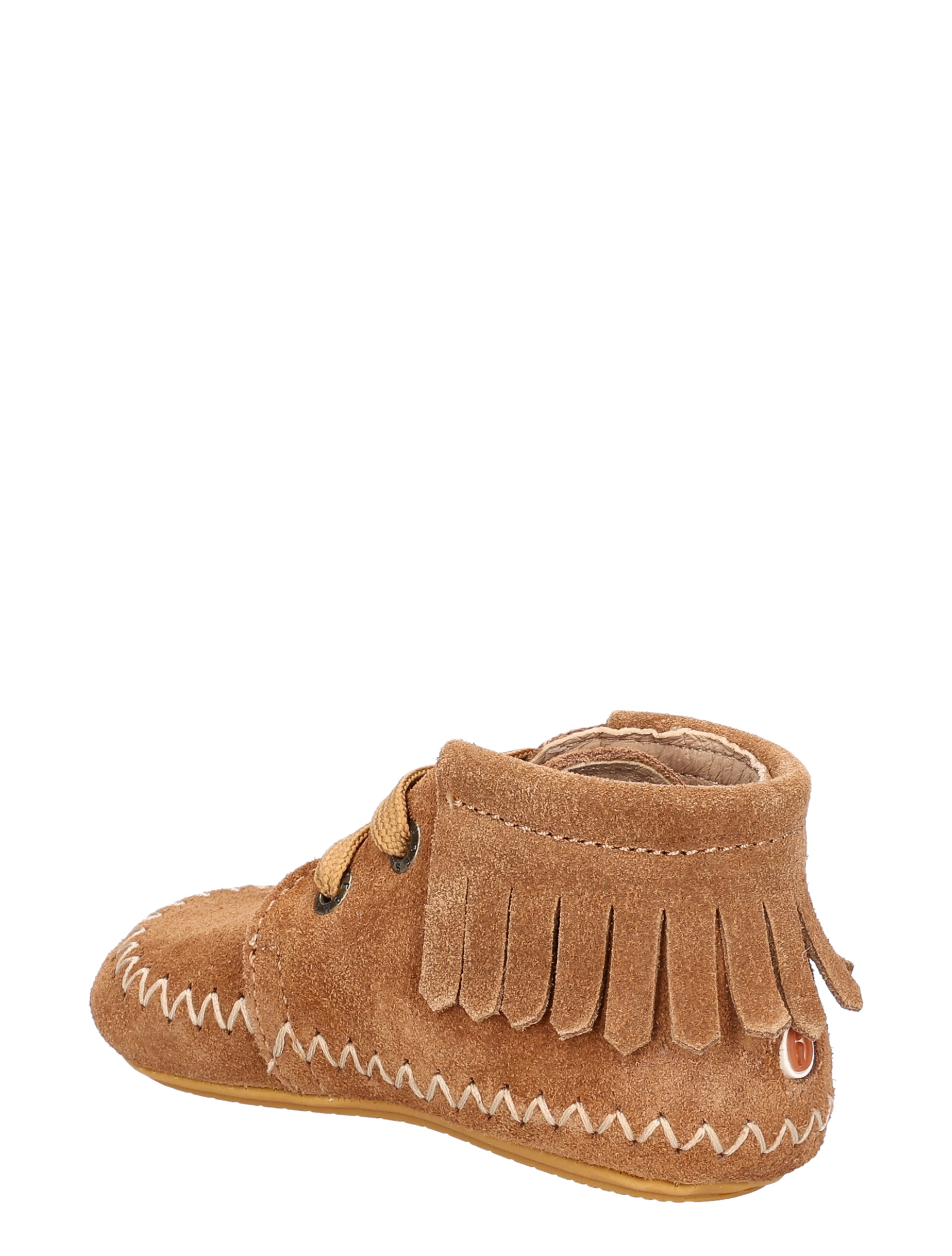 suede, bootie, fringe, moccasin, brown