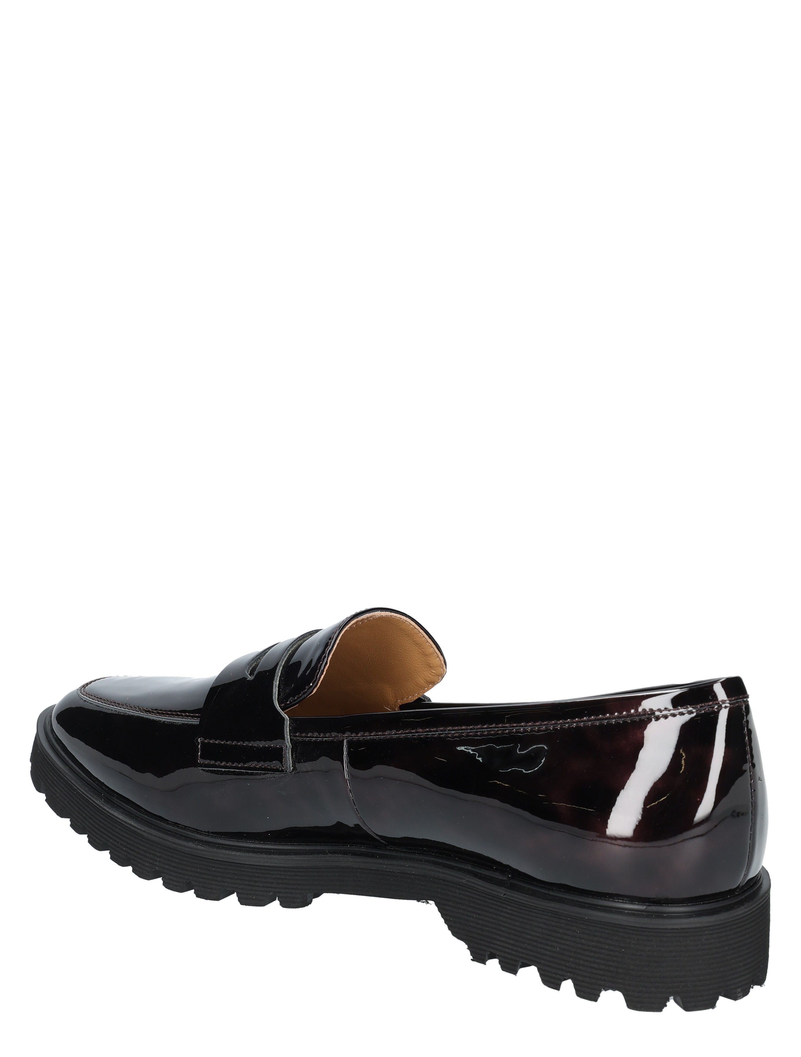 Di Lauro - Cecilia Dark Brown Patent Leopard - Dames - Loafers - 49493_20_4