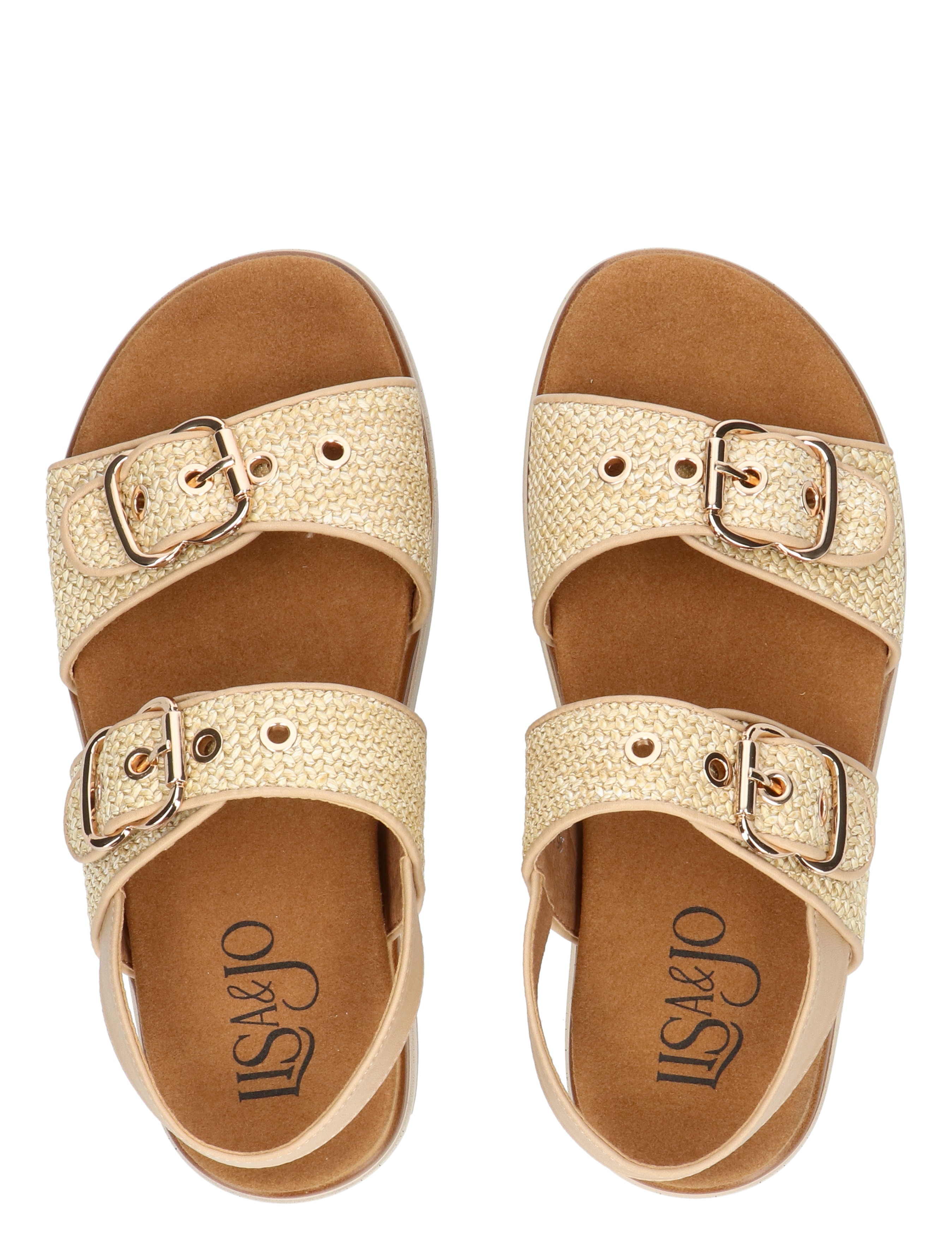 Lisa & Jo - Zette Beige - Dames - Sandalen - 50305_77_7