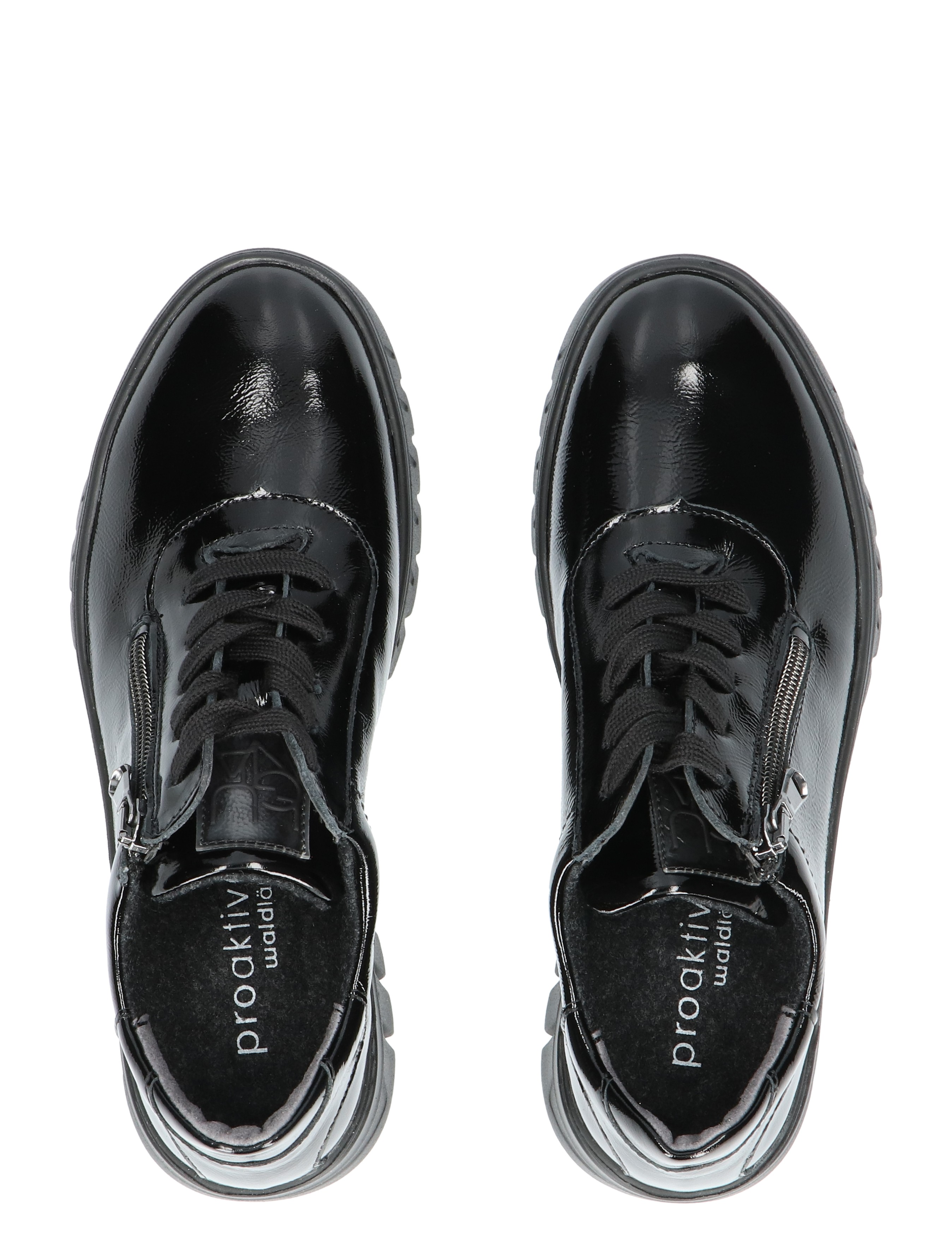 Waldlaufer - 913001 Taipei Black H-Wijdte - Dames - Veterschoenen - Casual Veterschoenen - 45601_10_7