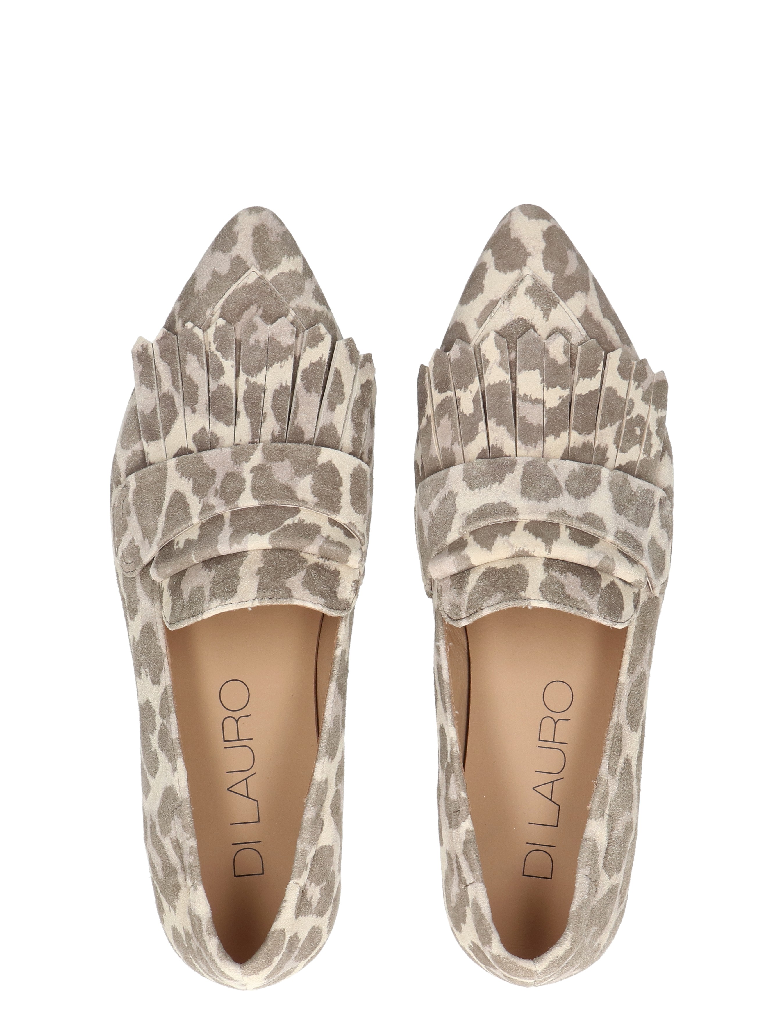 Di Lauro - Dasia Beige Leopard - Dames - Loafers - 50265_72_8