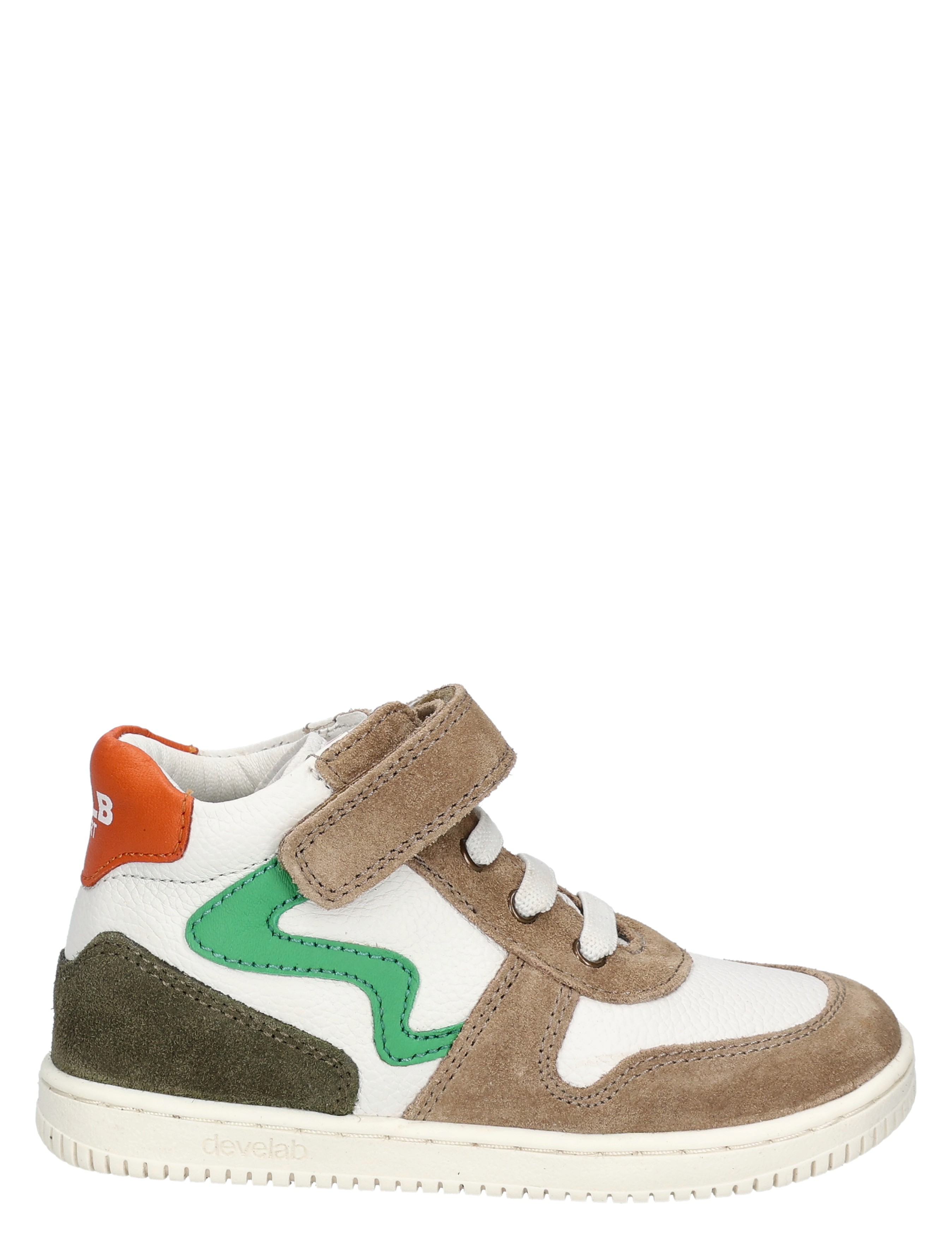 Develab - 44423 Green Combi - Jongens - Klittenbandschoenen - 50547_82_1