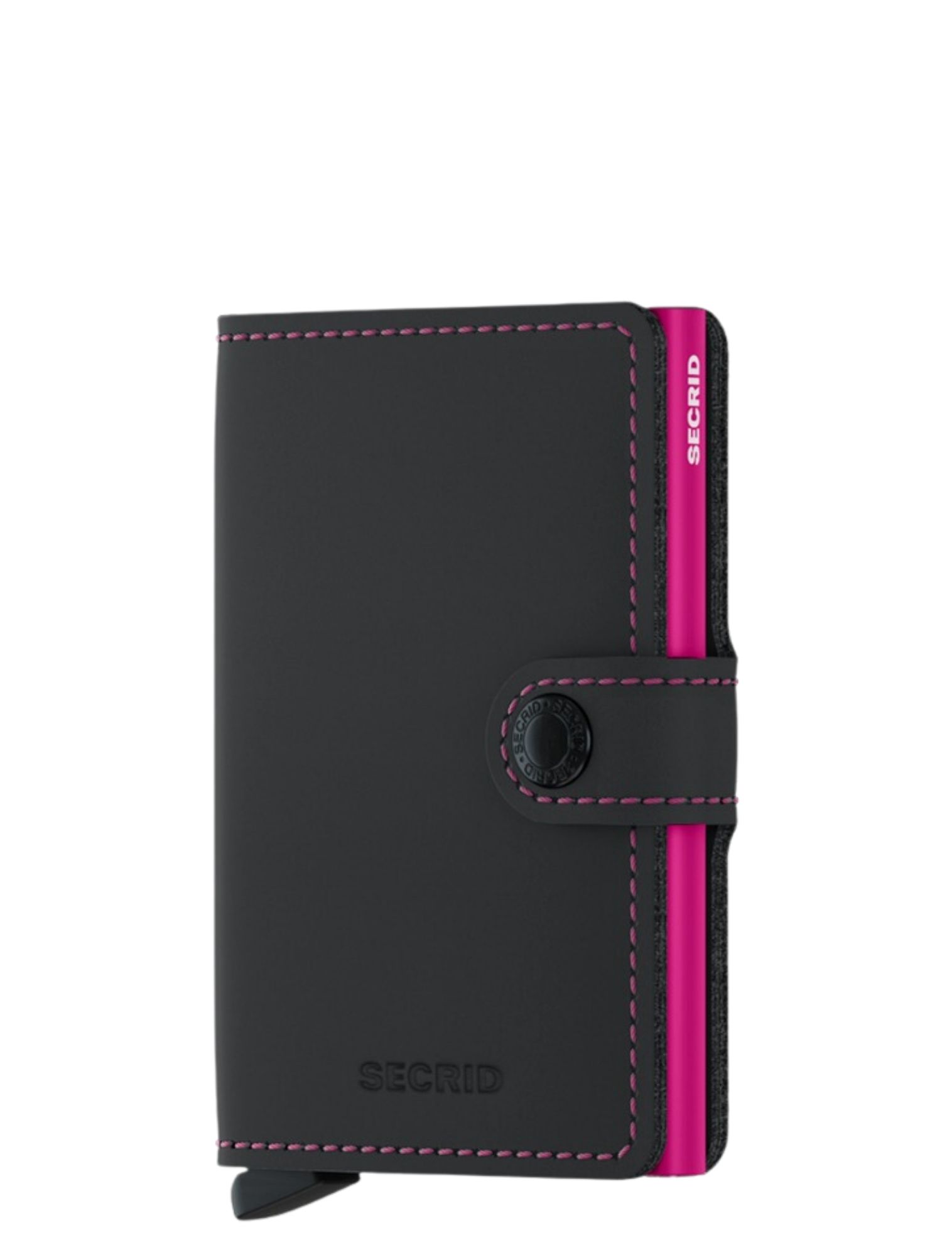 Miniwallet Matte Black Fuchsia