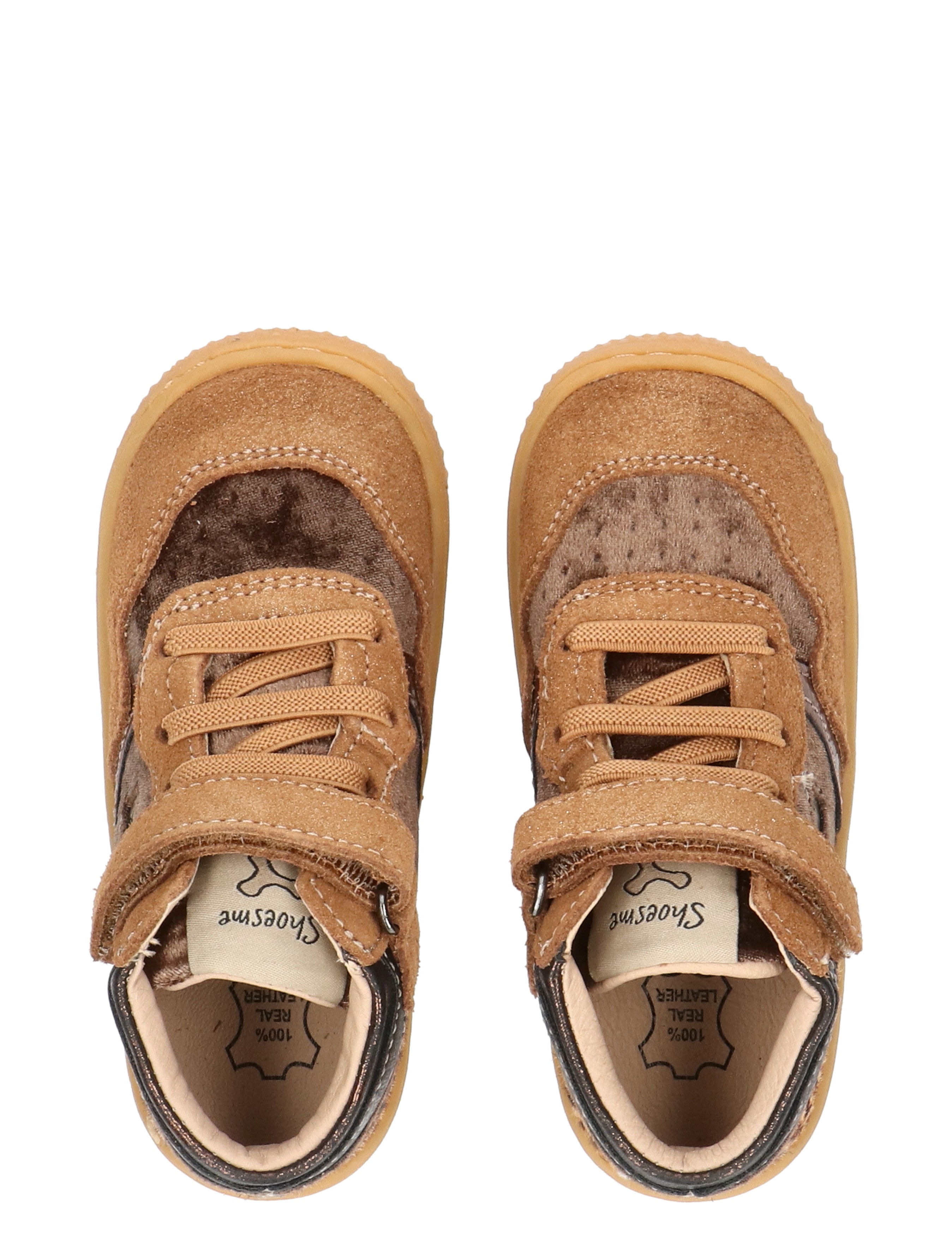 wasserbestendige, leren, bruine schoen, kinder schoen, sportieve schoen