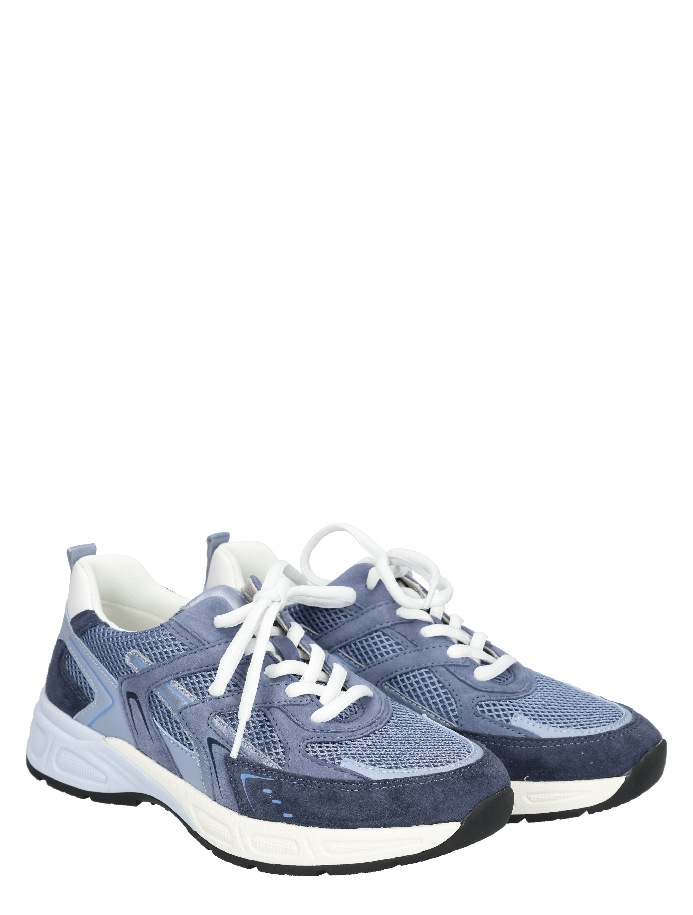 Gabor - 86.586.46 46 blue k./weiss - Dames - Veterschoenen - Casual Veterschoenen - 50004_33_5