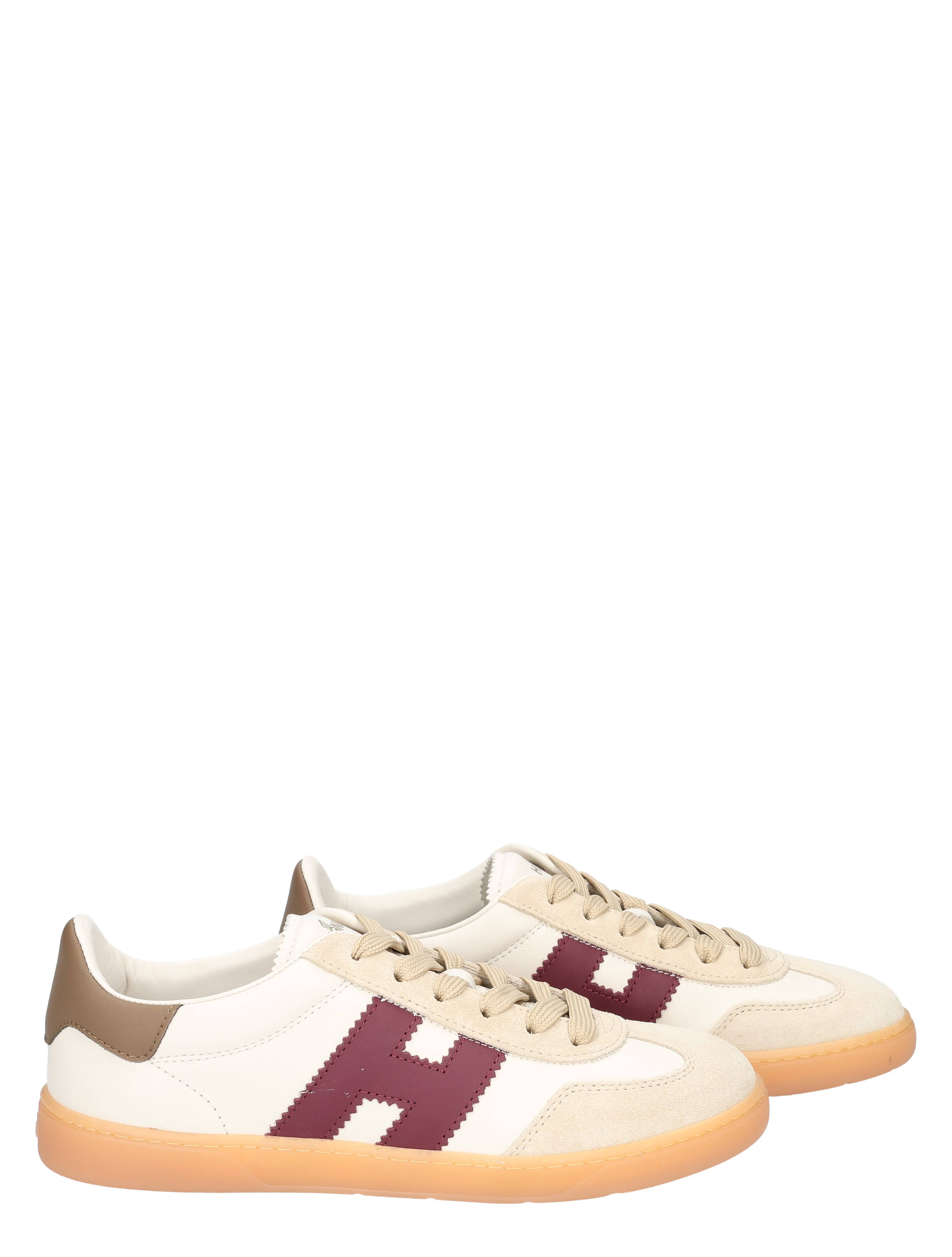 sneakers, herensneaker, h-logo, beige suède, oranje zool