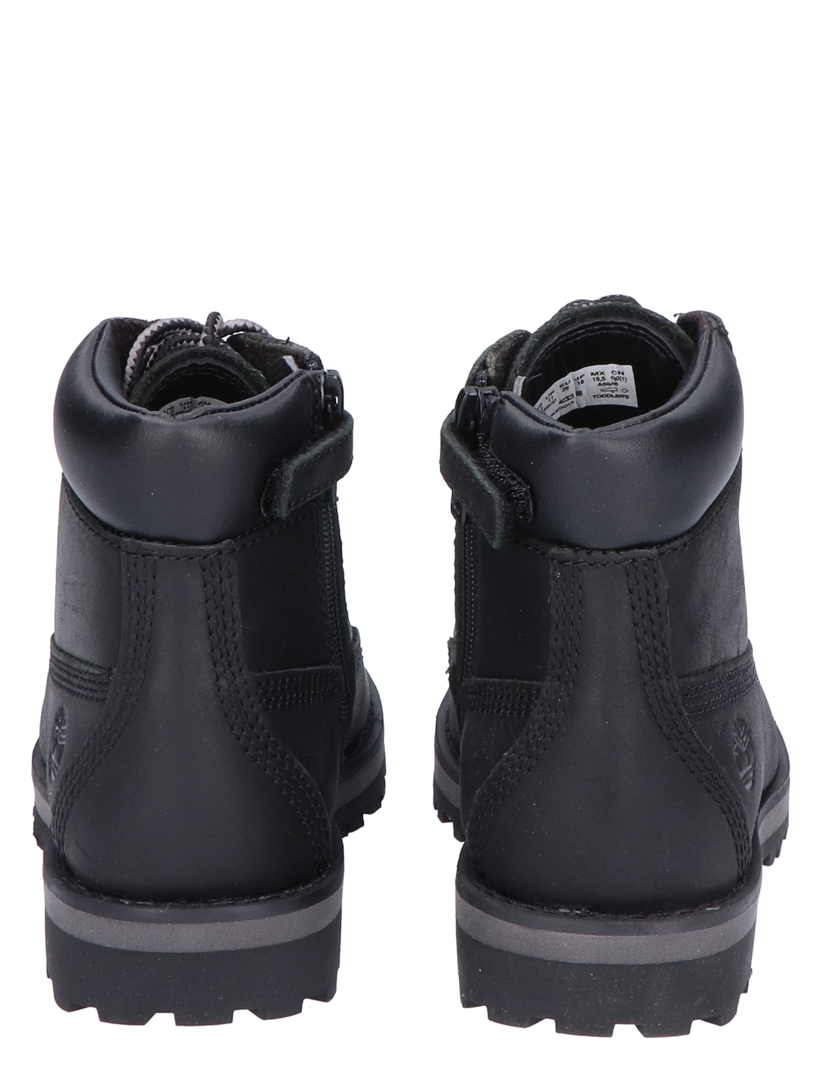 Timberland - Courma Kid 6 Inch Boot Black Full Grain - Meisjes - Jongens - Veter Boots - Boots - Boots - Veter Boots - 29752_11_5