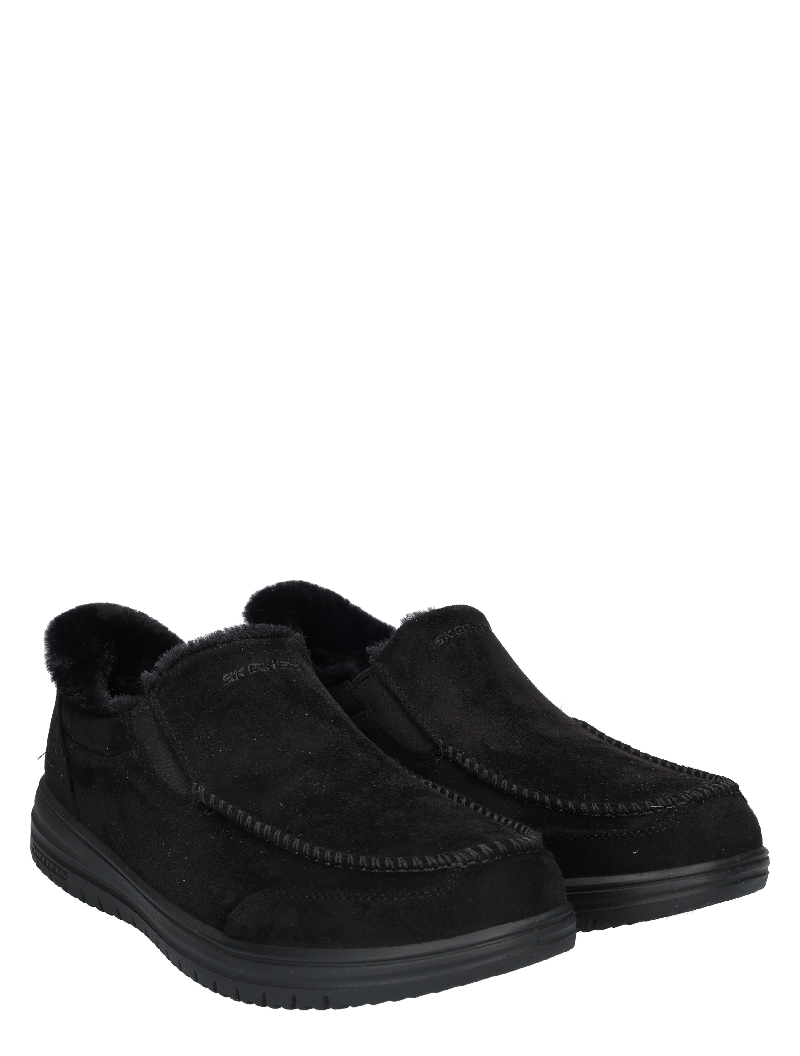 slippers, zwart, zacht, moccasins, fijn gevoerd