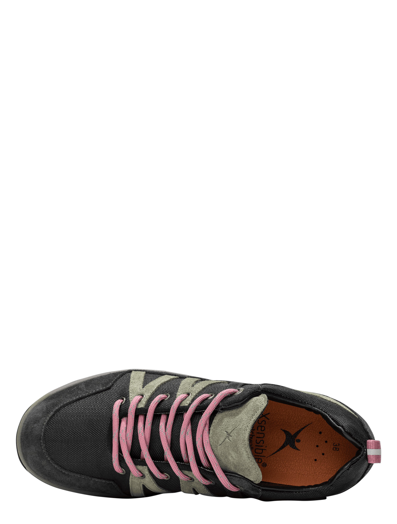 Xsensible - 40208.5 836 Dark Grey Combi H-Wijdte - Dames - Veterschoenen - Casual Veterschoenen - 50506_99_4