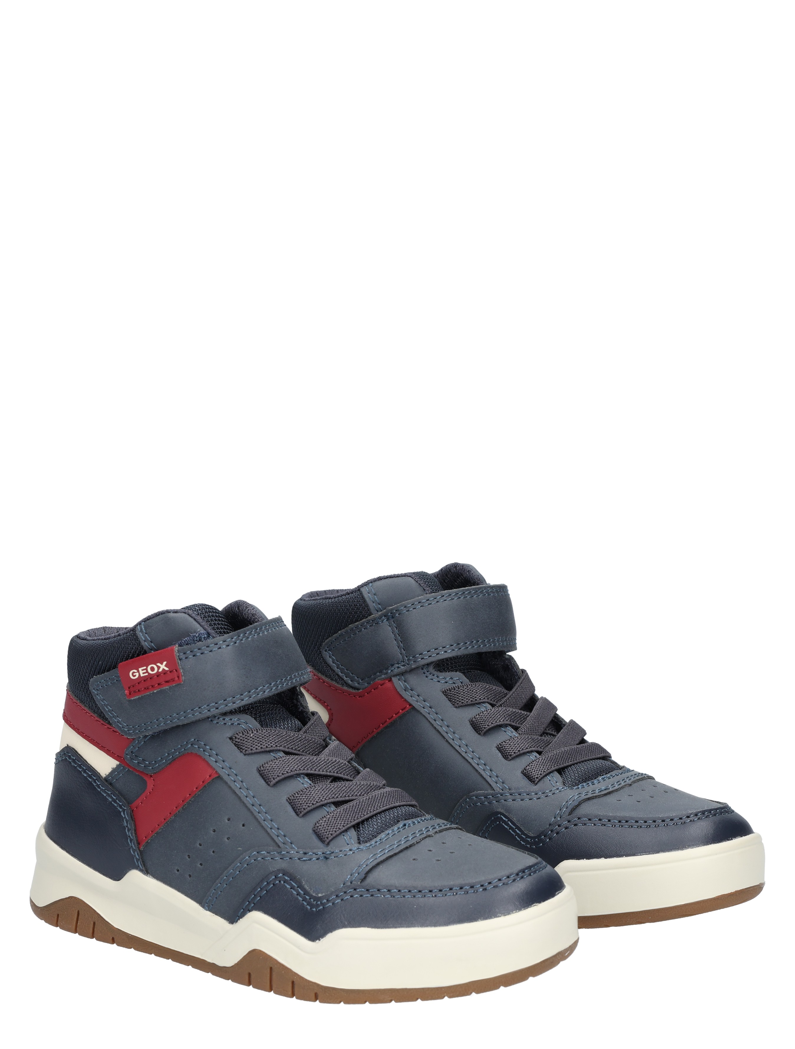 Geox - Perth OMEFU C4244 Navy Dark Red - Jongens - Boots - Veter Boots - 48247_34_5