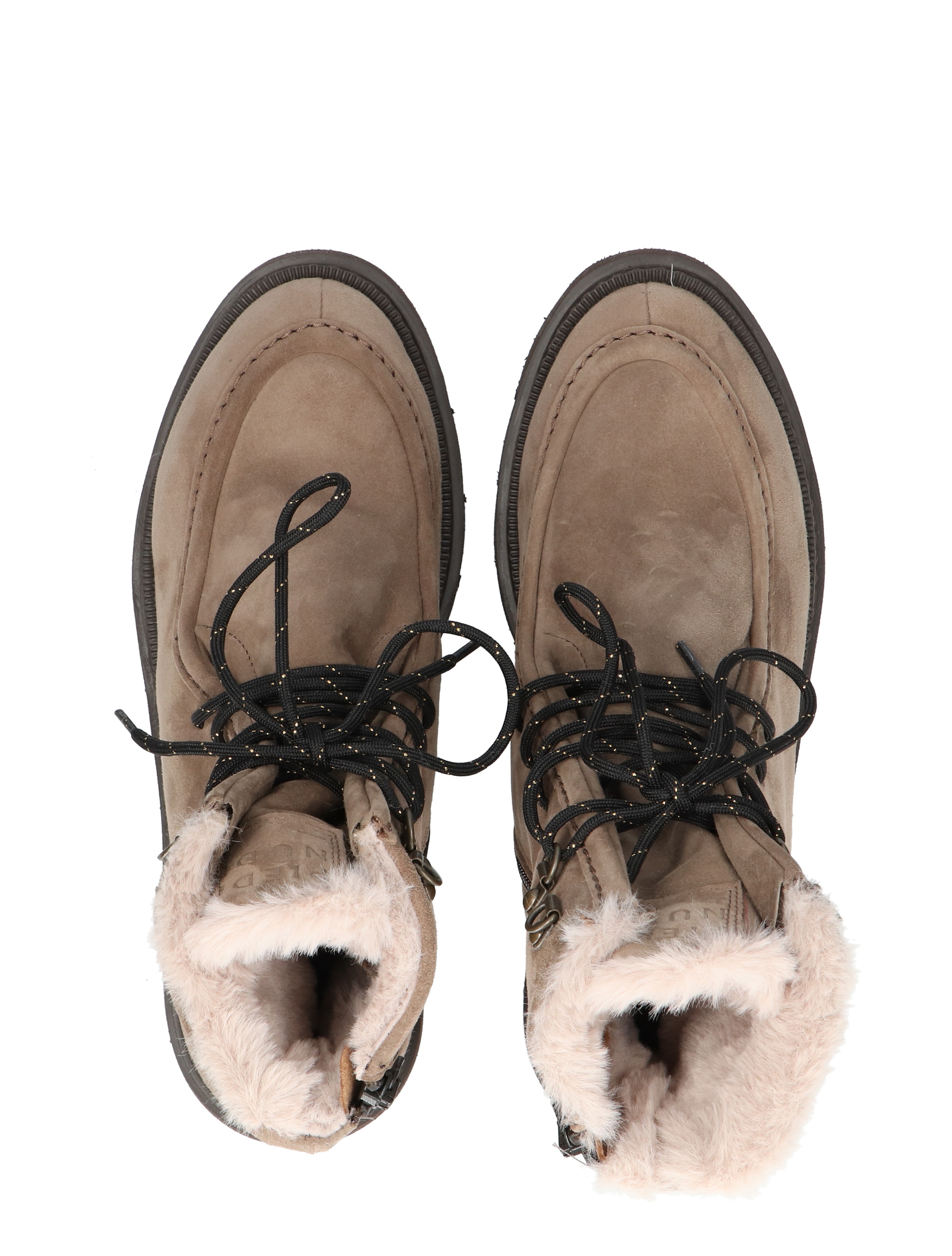 Piedi Nudi - Gitte Steel Taupe G-Wijdte - Dames - Boots - Veter Boots - 49140_77_7