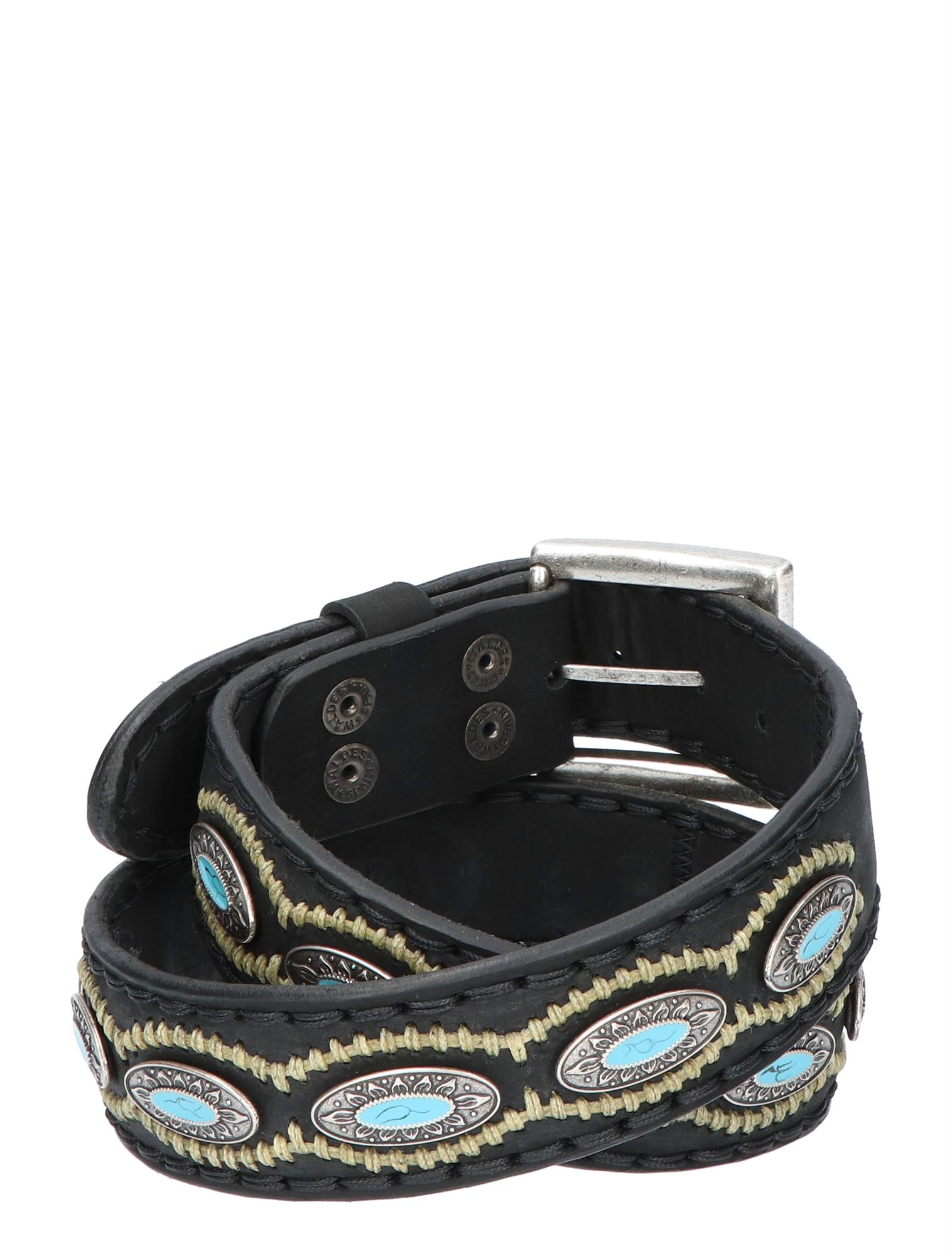 Sendra - 7612 Riem Flota Black - Dames - Heren - Riemen - Riemen - 18111_11_2