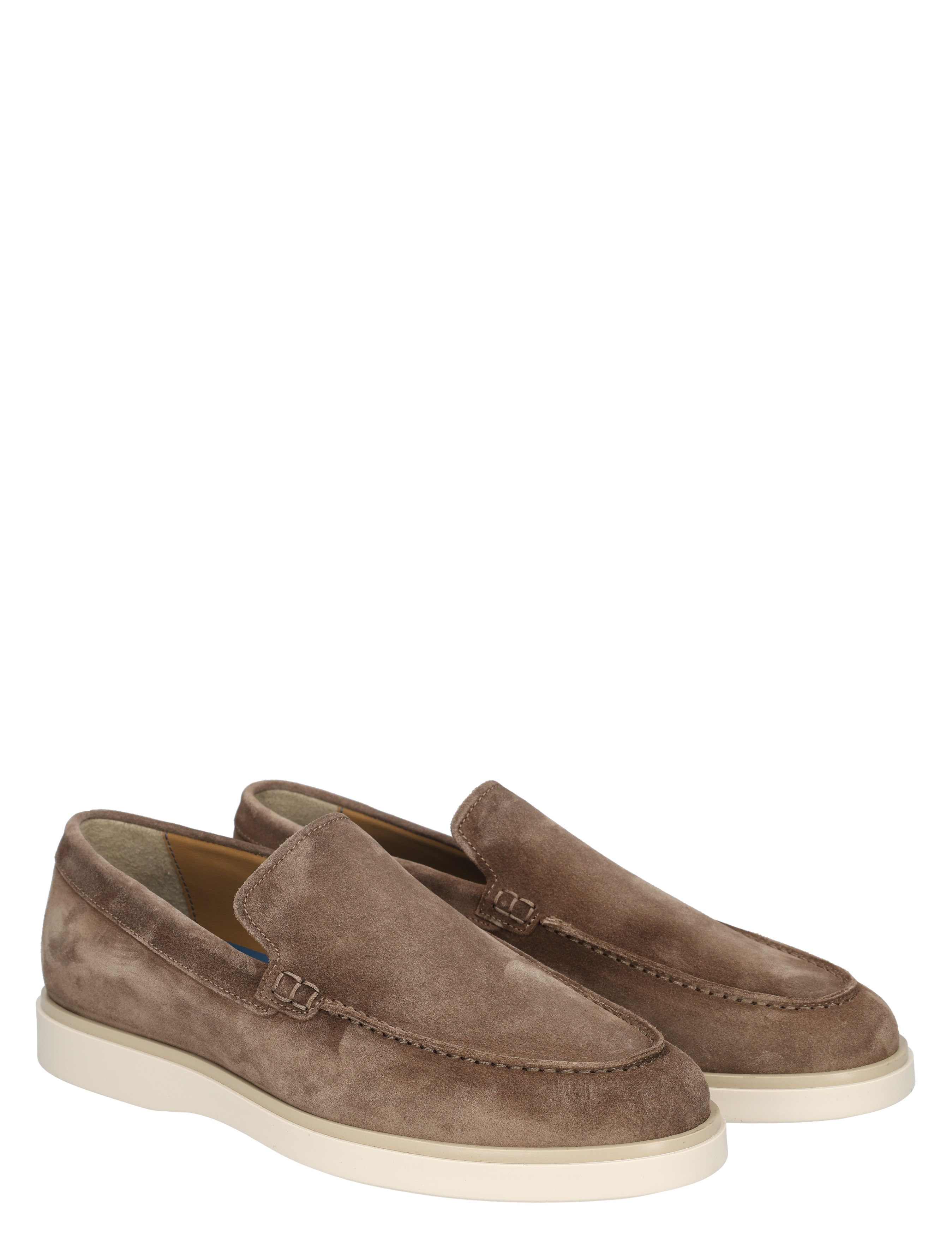 loafer, suede, bruin, slip-on, crepezool