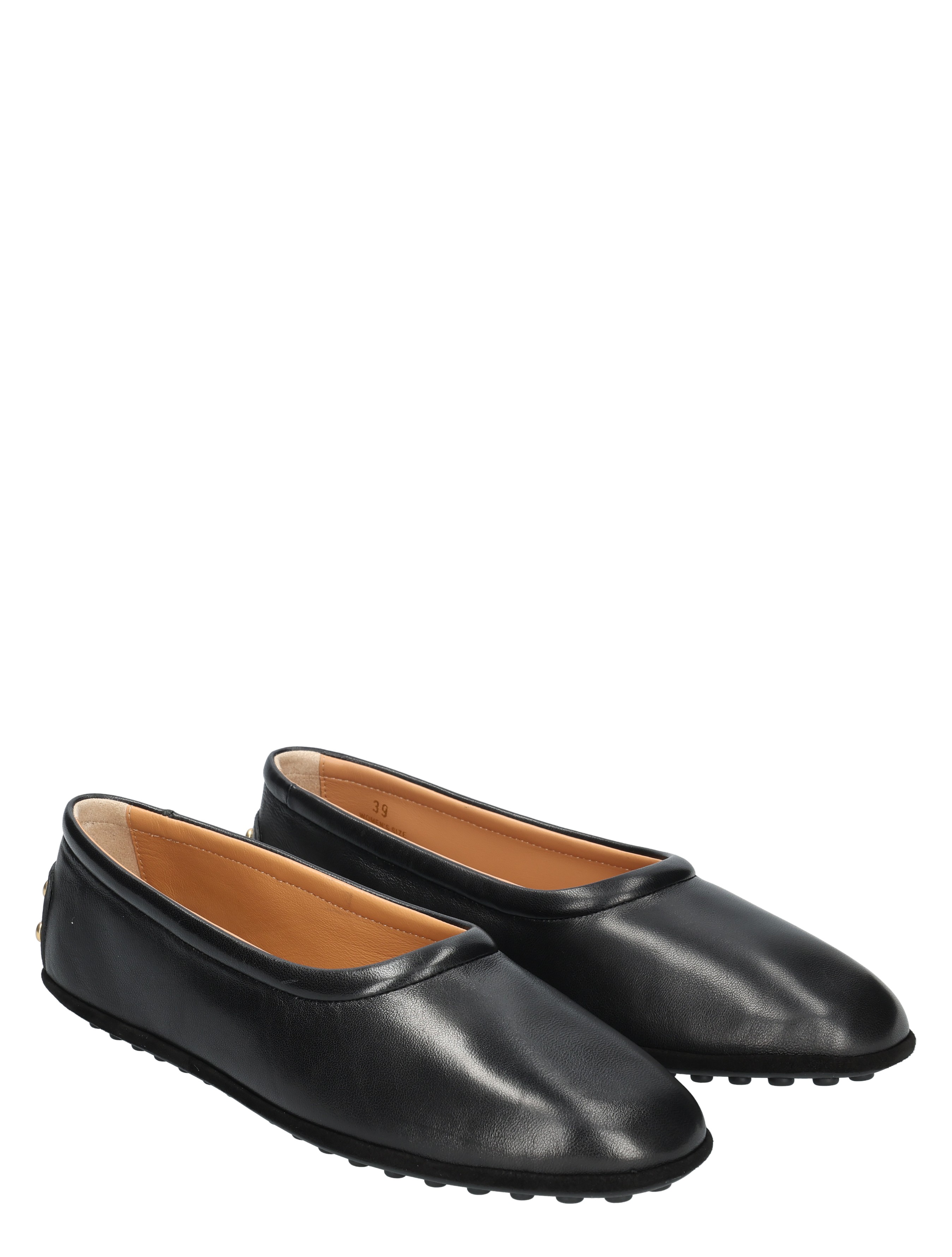 Tods - Ballerinas in Nappa Leather Black - Dames - Ballerinas - 49659_11_5