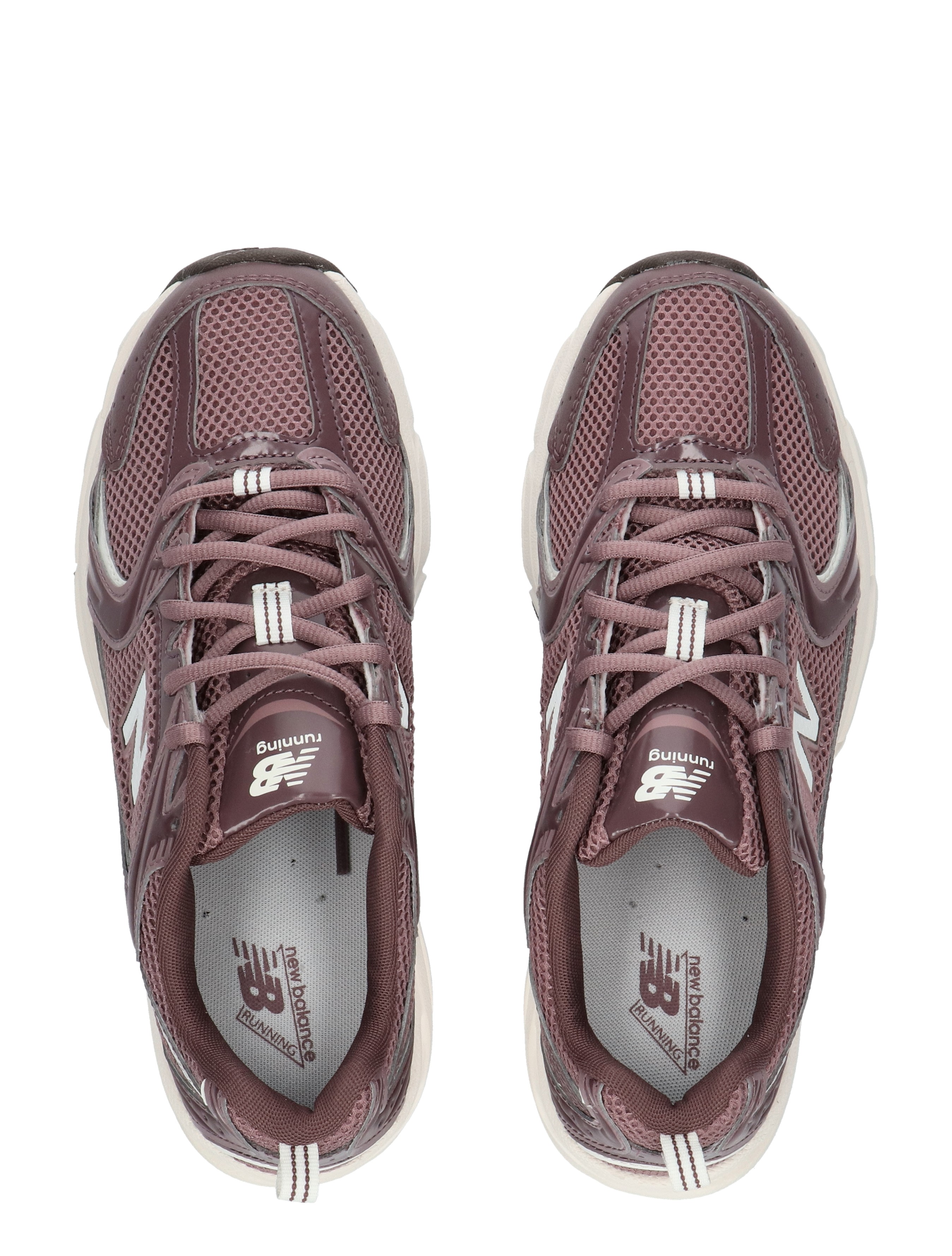 sportschoenen, paar, lila, mesh, new-balance