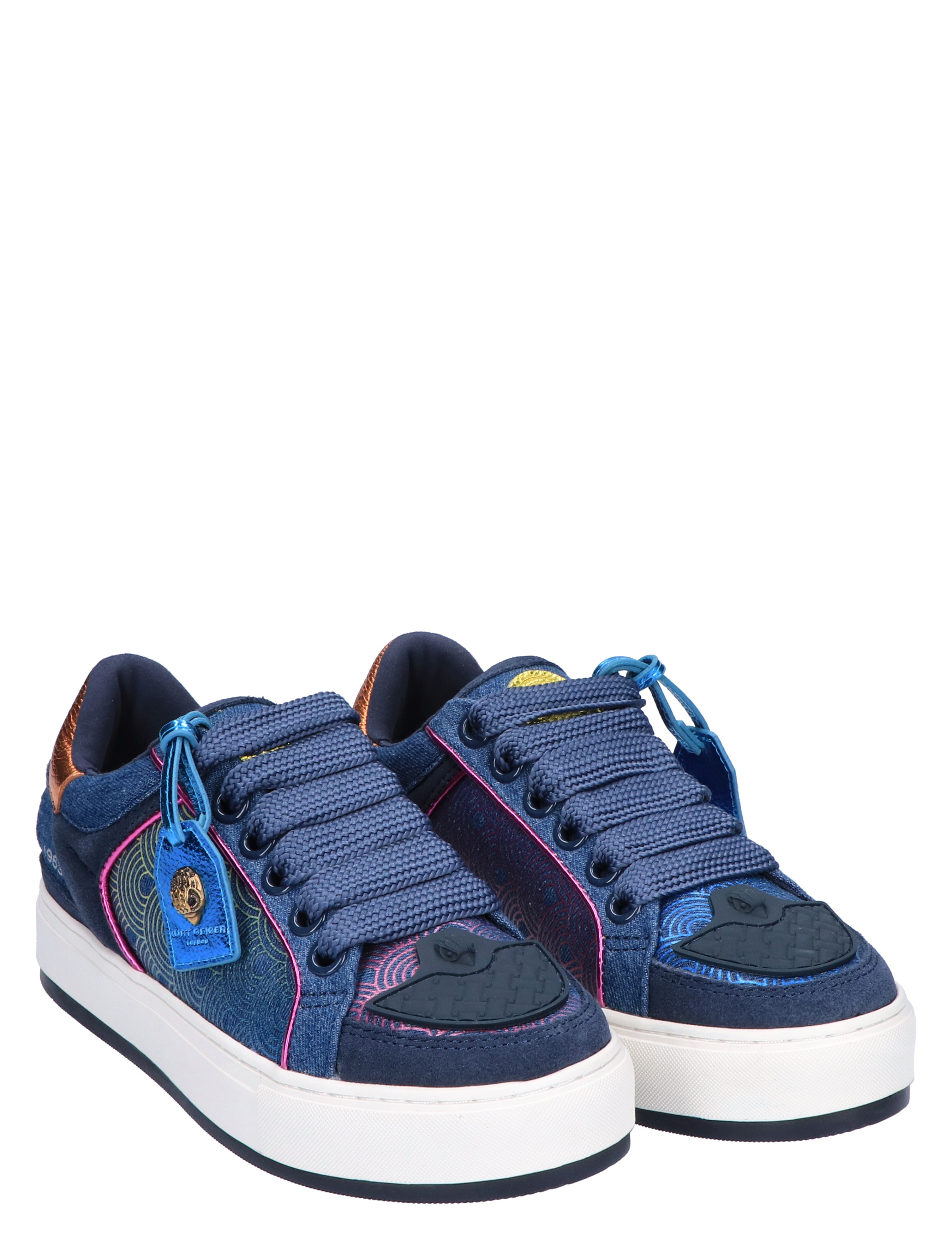 Kurt Geiger - Southbank Tag Sneaker Blue Other - Sneakers - Dames - Lage Sneakers - 46408_33_5