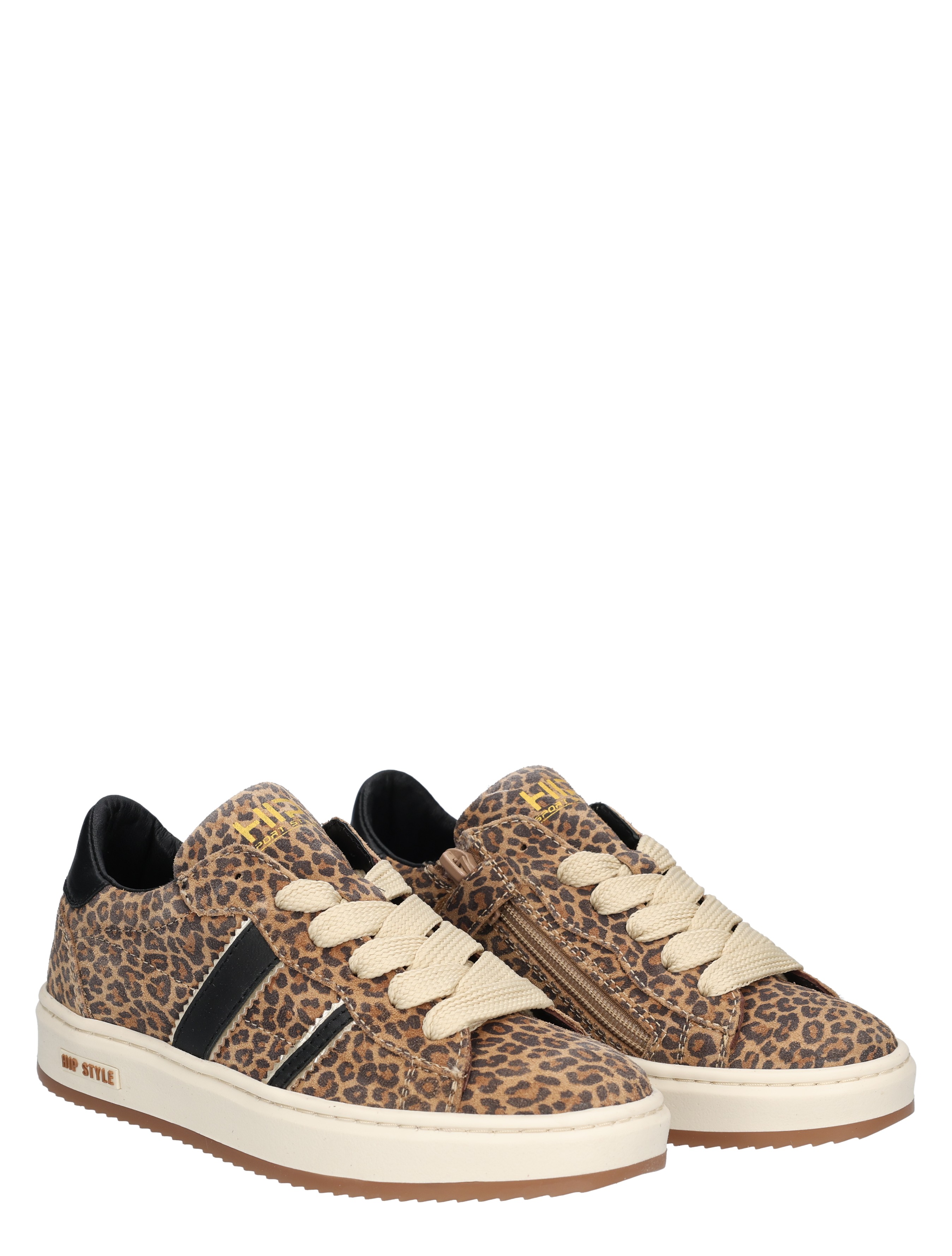 Hip - H1102 Brown - Meisjes - Lage Sneakers - Sneakers - 49273_22_5