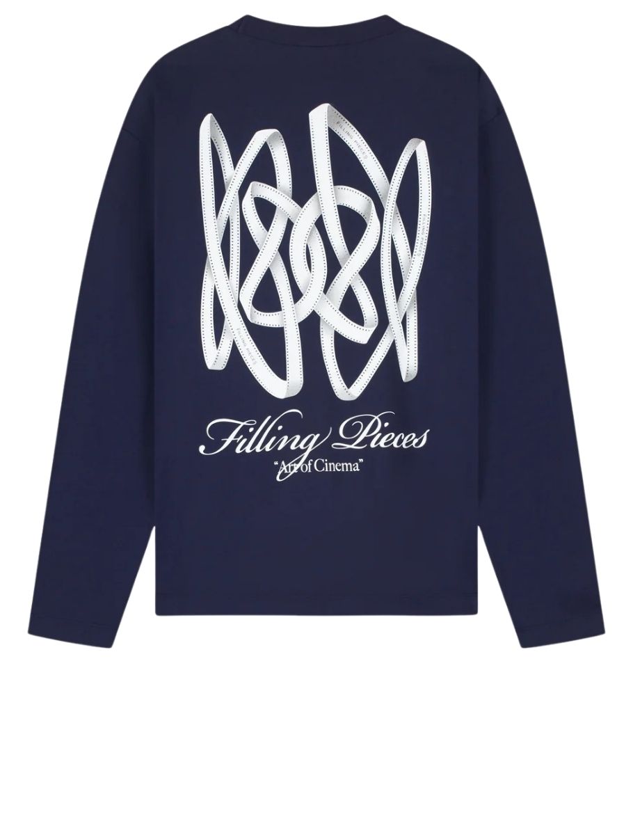 Filling Pieces - Filmstrip Maritime Blue - Heren - T-Shirts & Polos - 51537_33_1