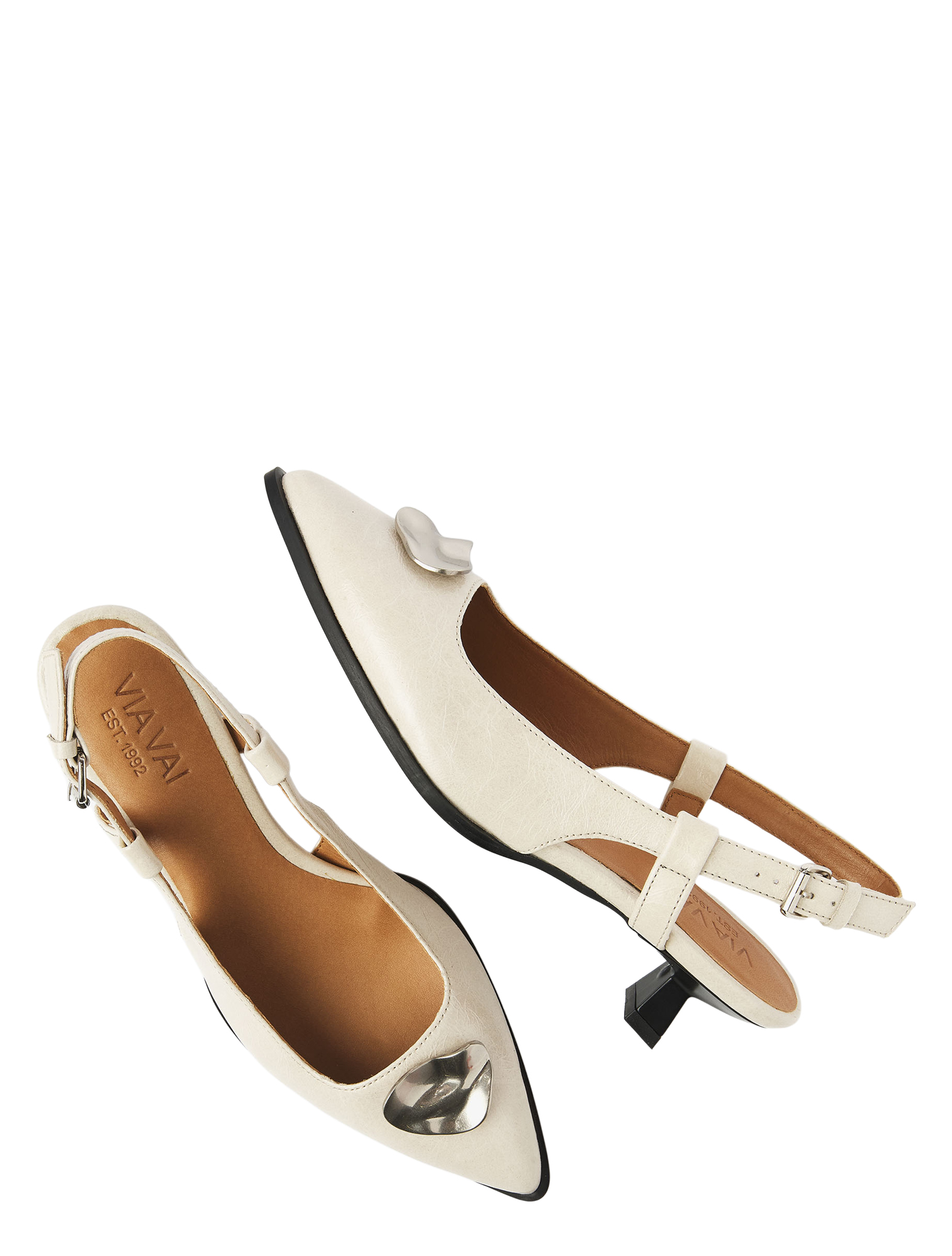 VIA VAI - 62397 Lea Imani 02-946 Seattle Sand - Dames - Slingbacks - 51365_77_4
