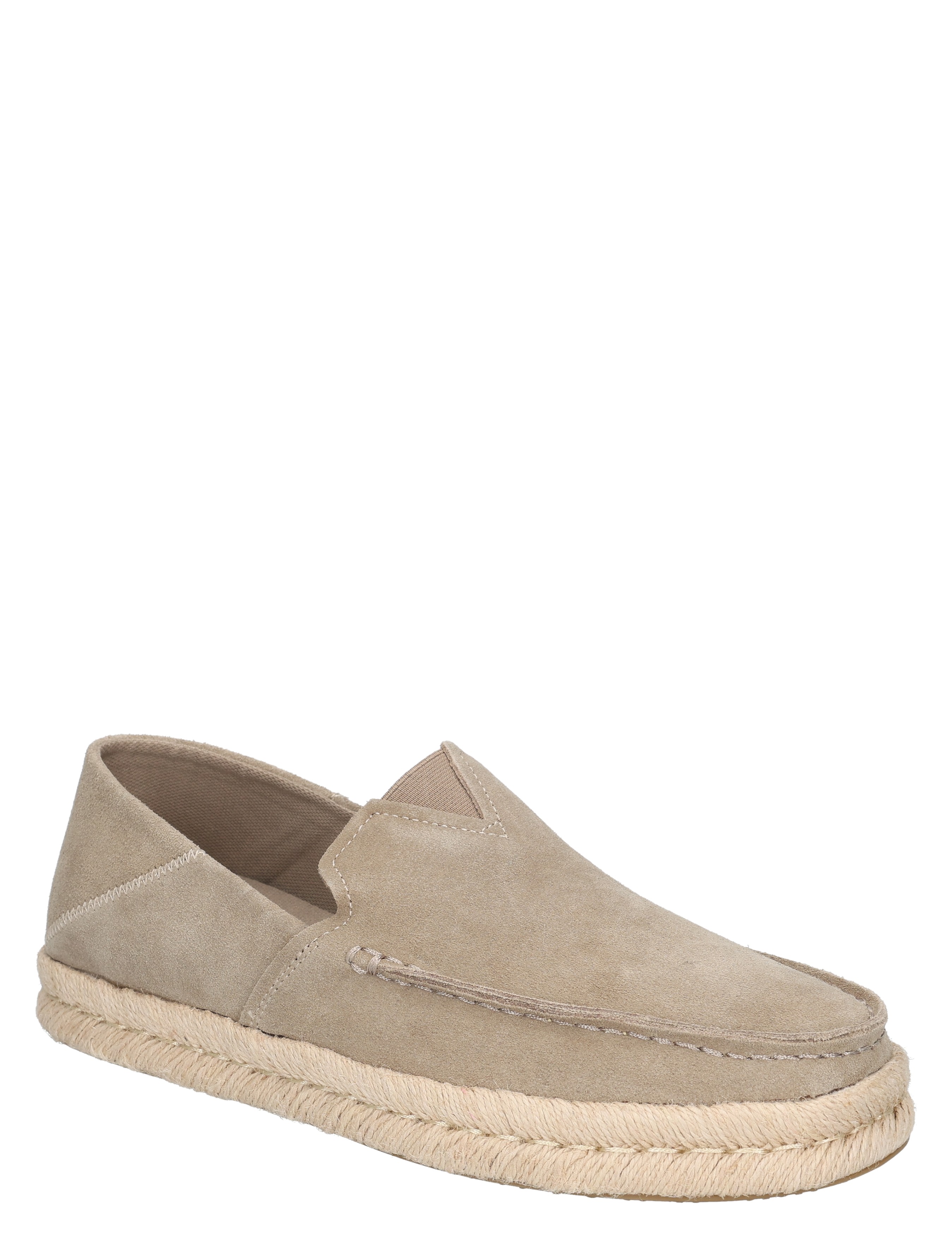 slip-on, luxe, suède, beige, espadrille