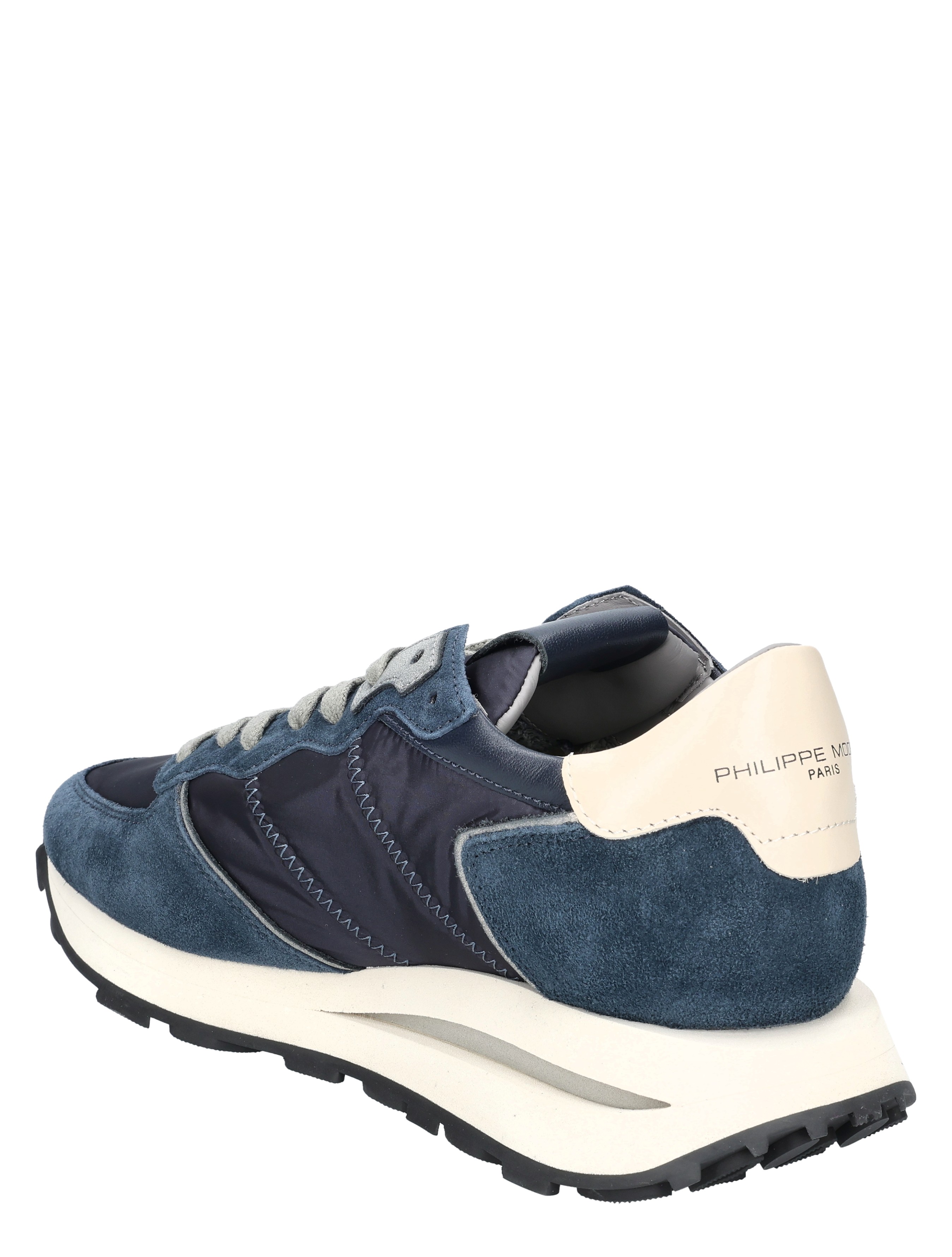 sneaker, sportshoe, suede, nauwsluiting, donkerblauw