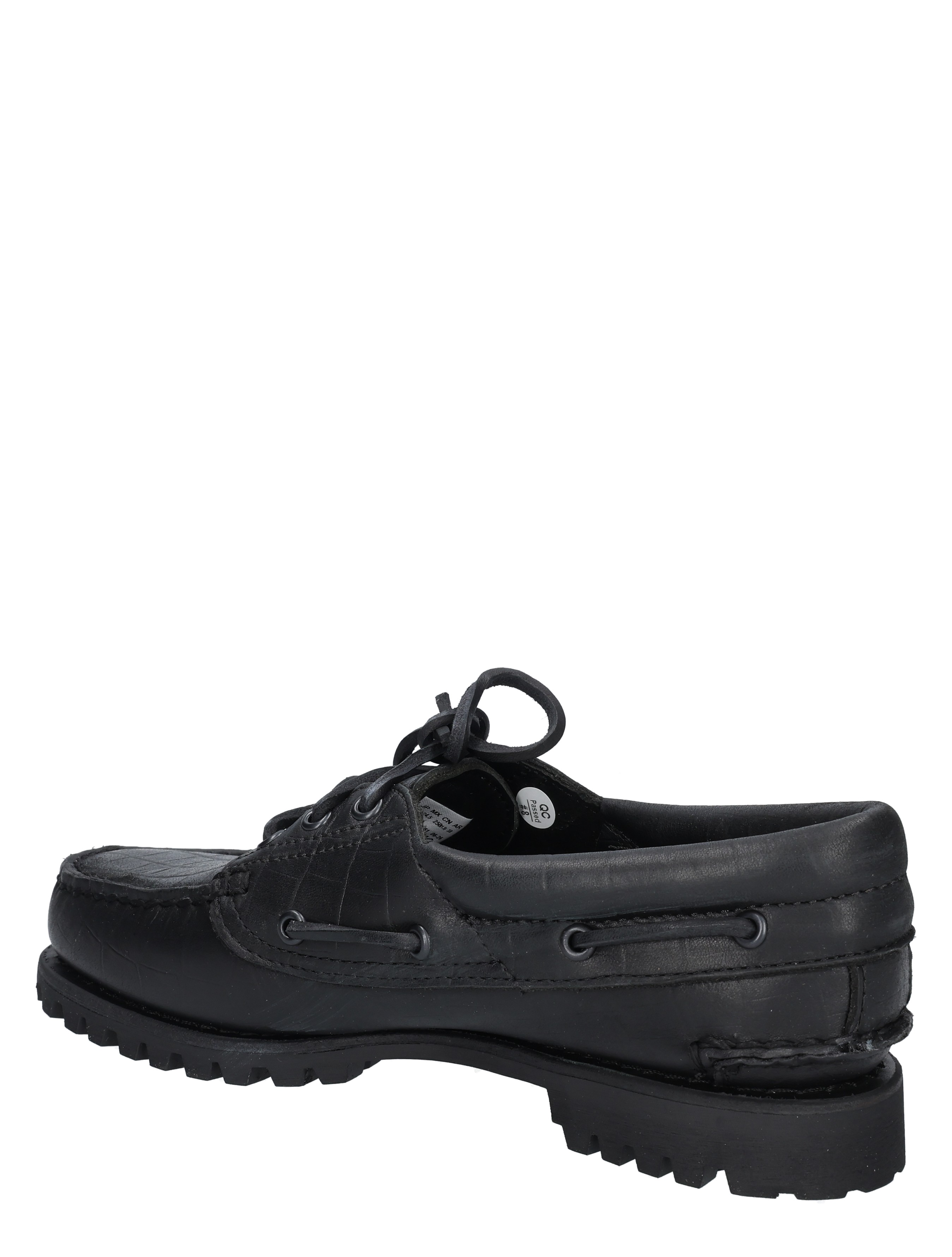black, leren, loafer, moc toe, riem