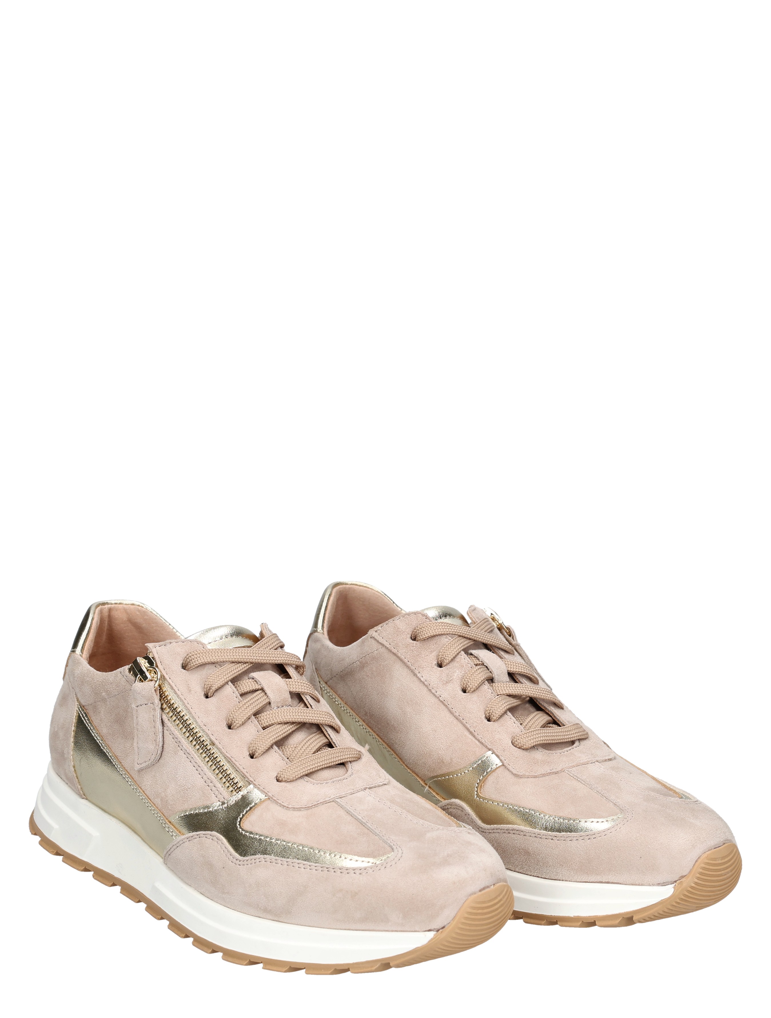 sneakers, suède, rose, metalen details, zool