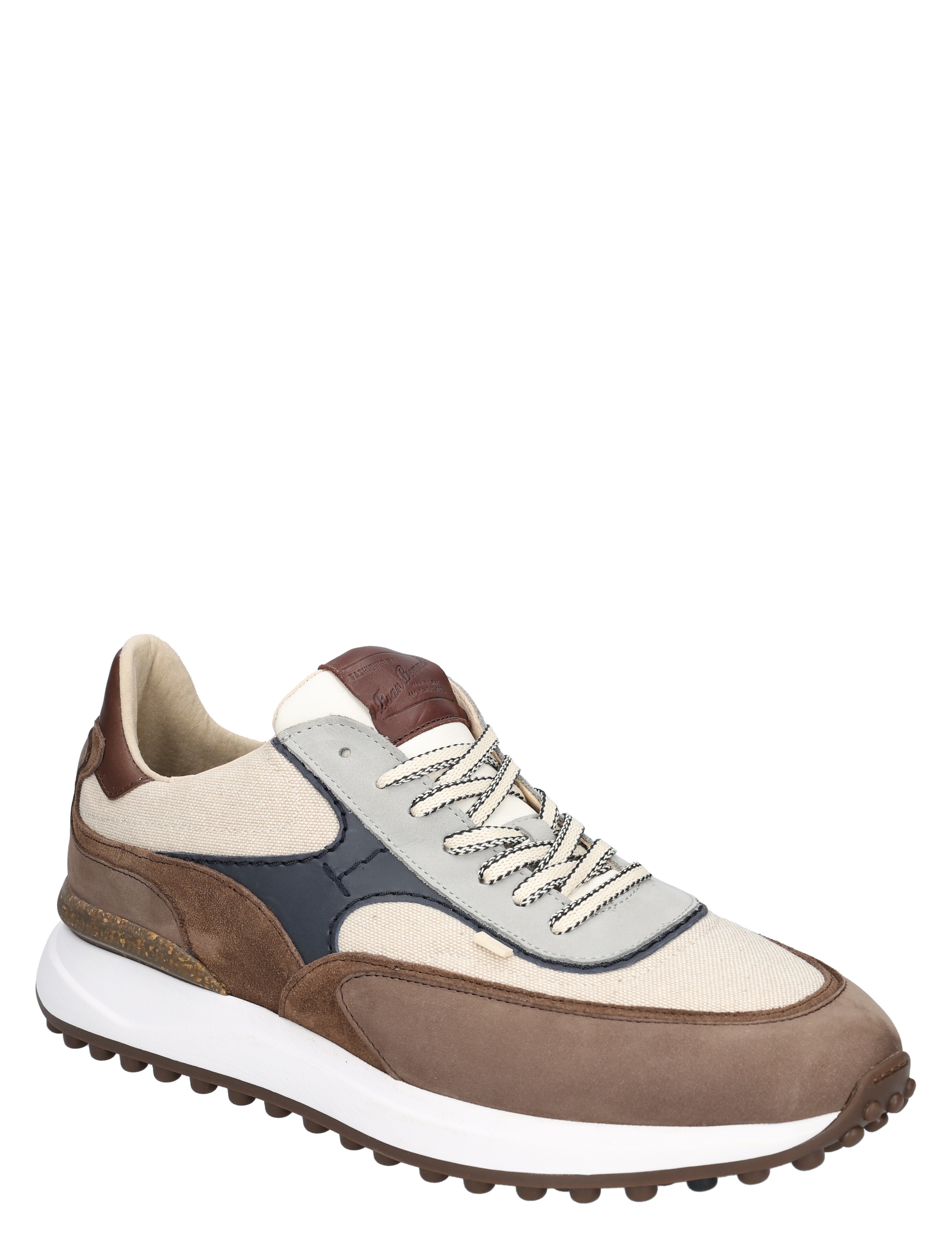 Floris van Bommel - Noppi 10207 26-01 Naturel G+ Wijdte - Heren - Lage Sneakers - Sneakers - 50659_27_3