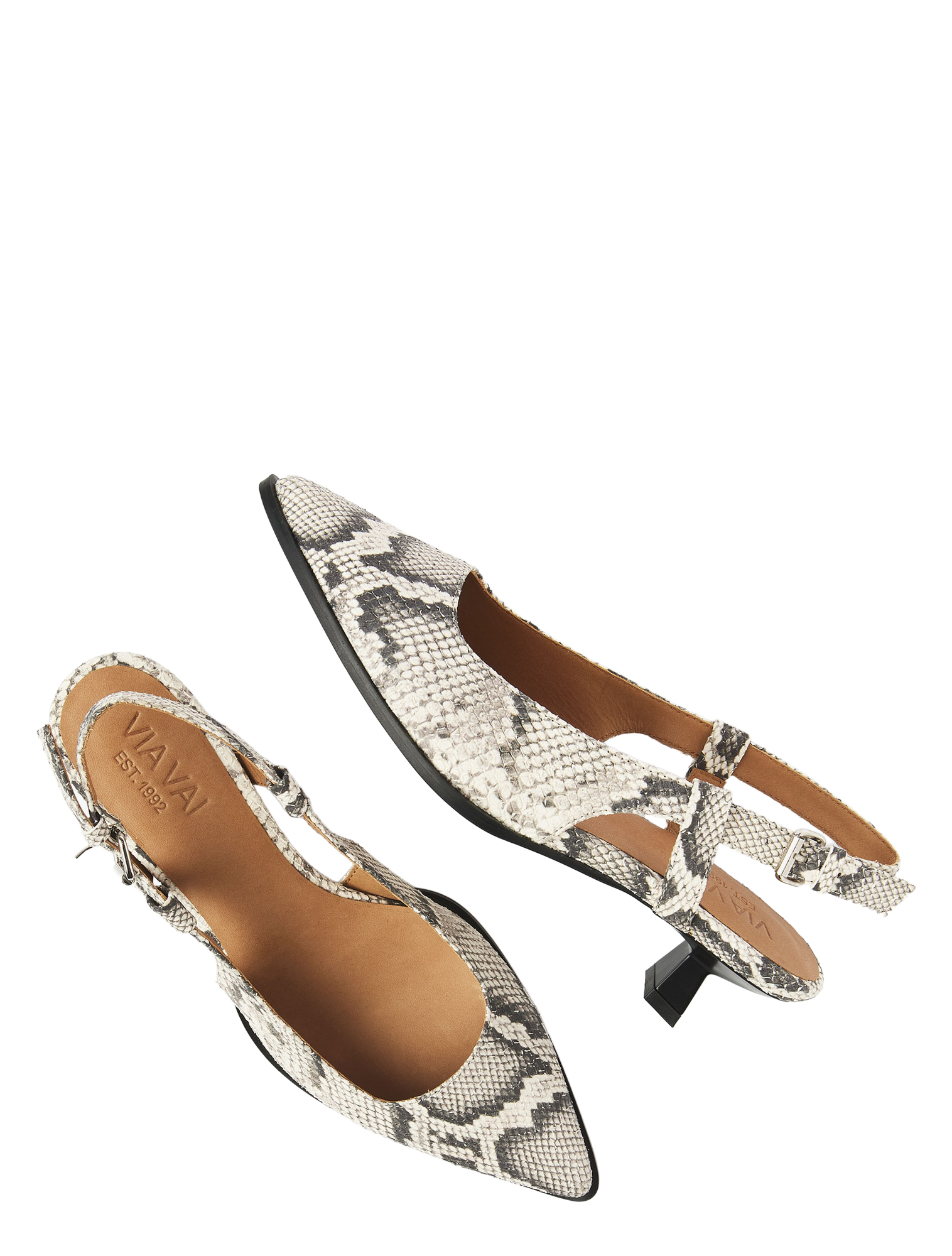 VIA VAI - 62396 Lea Elina 01-204 Cobra Roccia - Dames - Slingbacks - 51364_91_4
