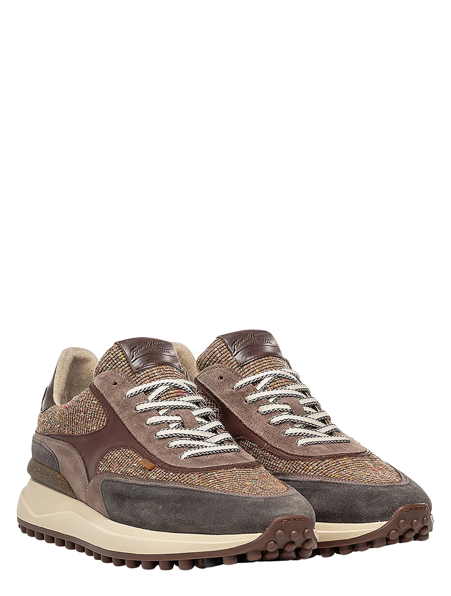 Floris van Bommel - Noppi SFM-10252 43.03 Taupe G+ Wijdte - Heren - Lage Sneakers - Sneakers - 50126_77_2