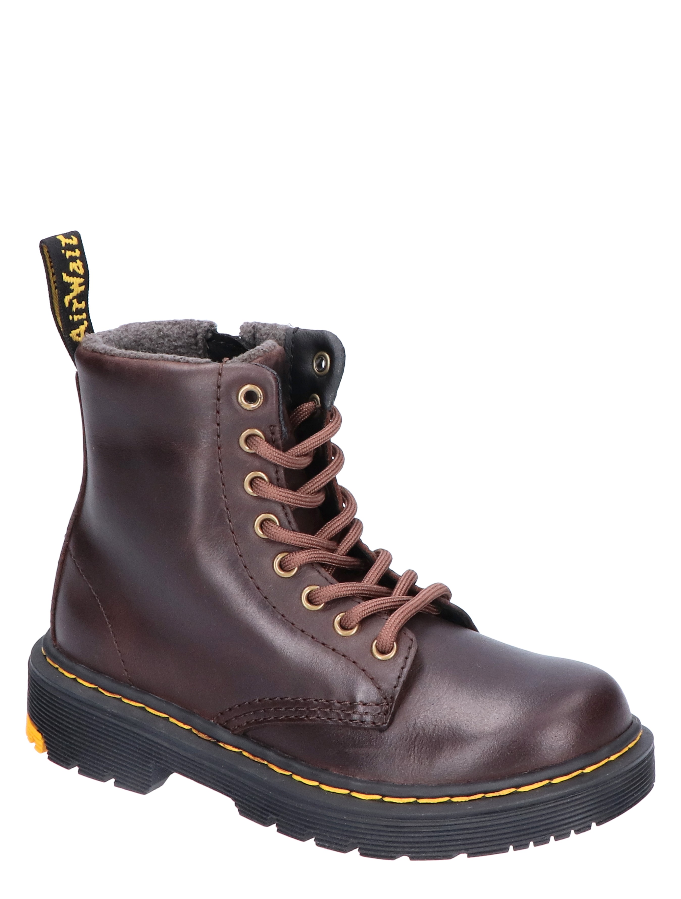 Dr. Martens - 1460 Yellow Stone Dark Brown - Meisjes - Jongens - Veter Boots - Boots - Boots - Biker Boots - Veter Boots - 42155_22_3