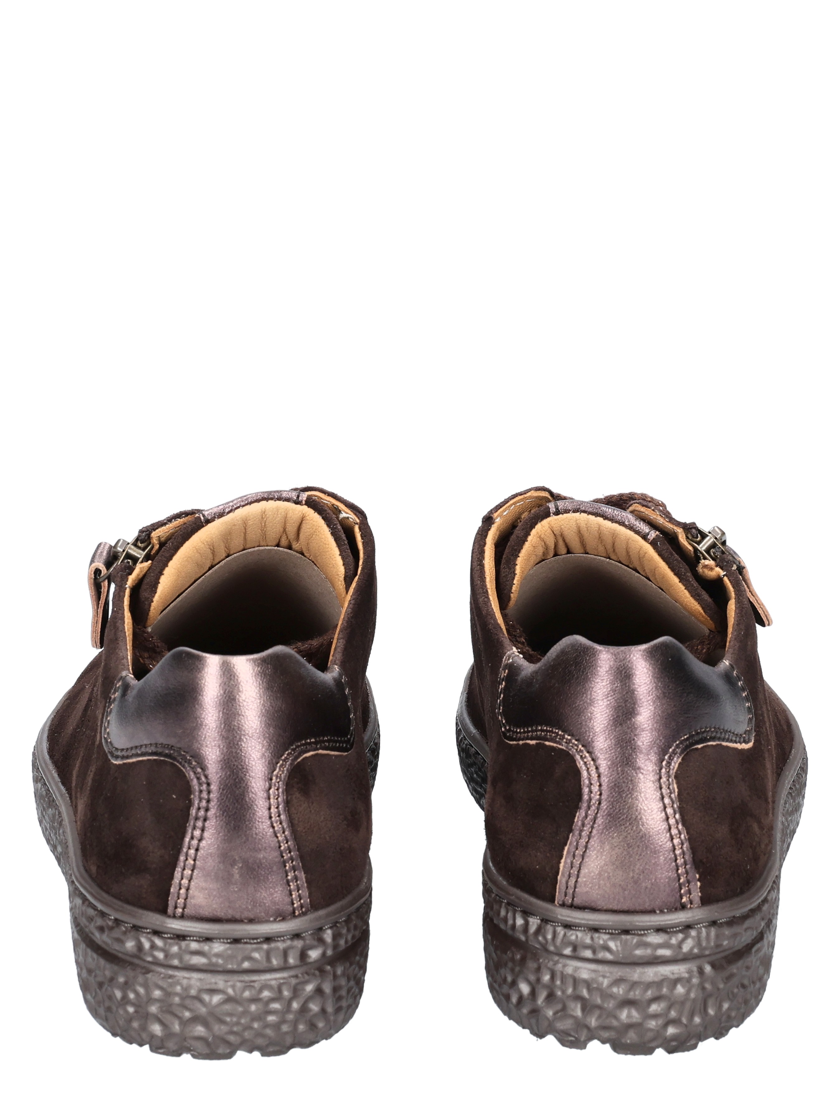 boots, ankle boots, leder, suede, donkerbruin